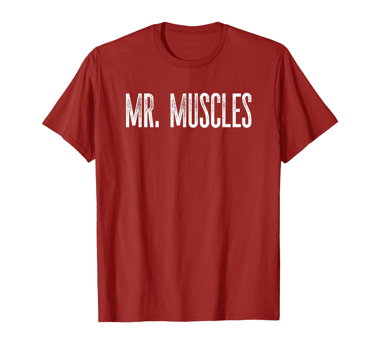 Funny Classic Mr. Muscles Fun Novelty Gag Gym T-Shirt
