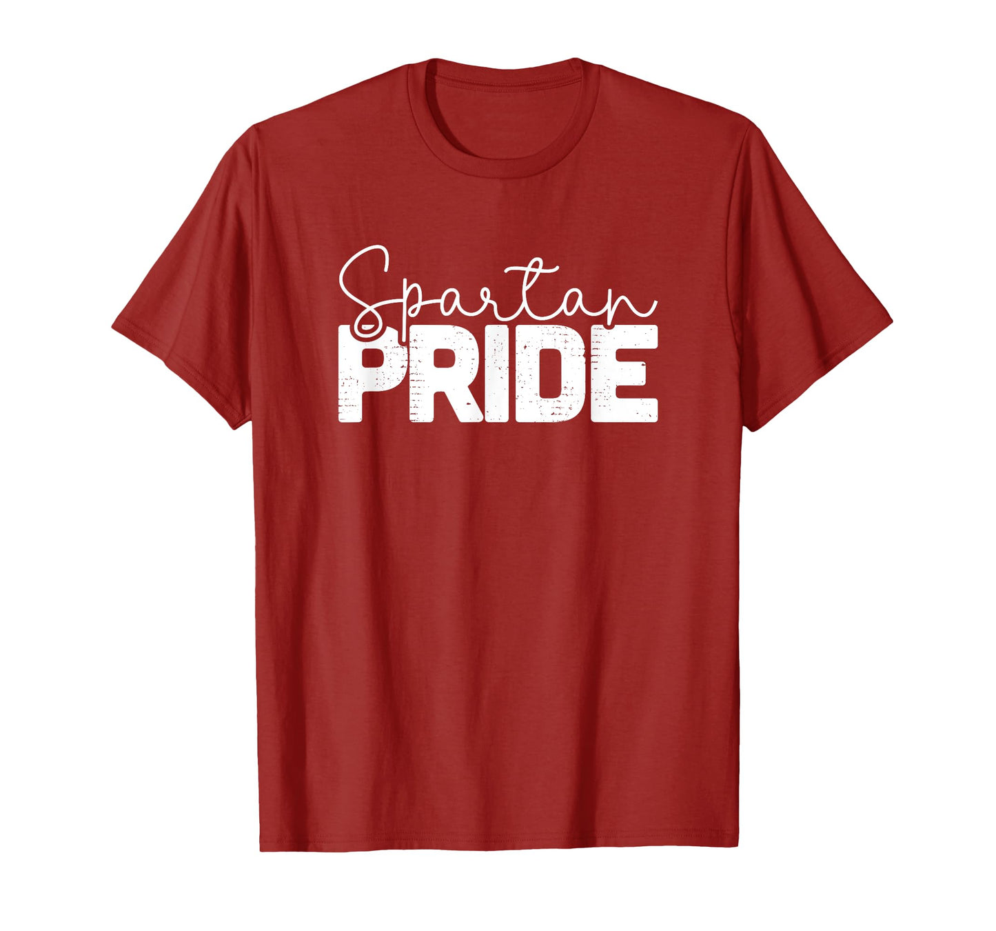 Spartan Pride - Retro Cursive Vintage T-Shirt