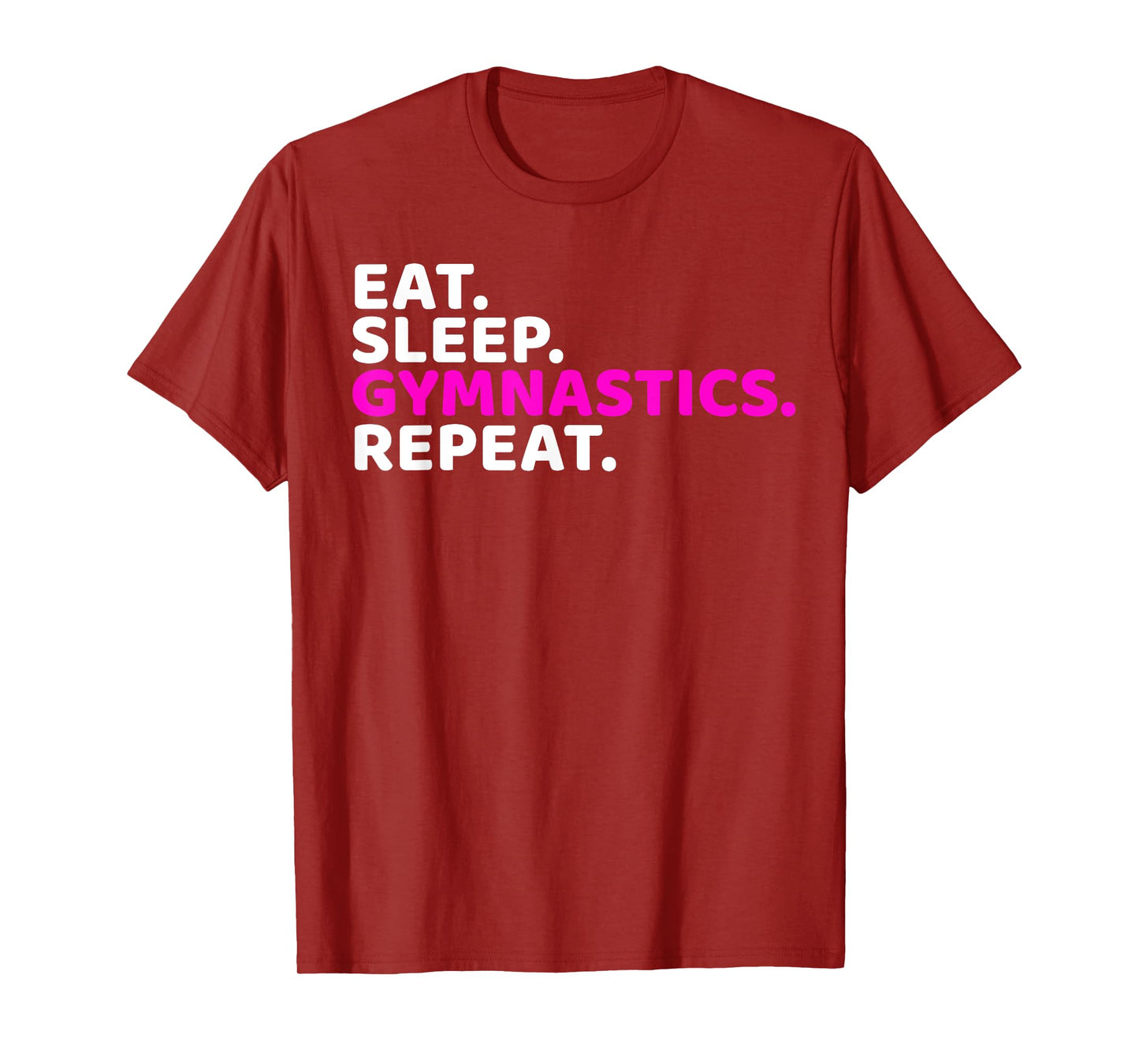Top Funny Boys/Girl Eat Sleep Gymnastics Repeat Gift T-Shirt T-Shirt