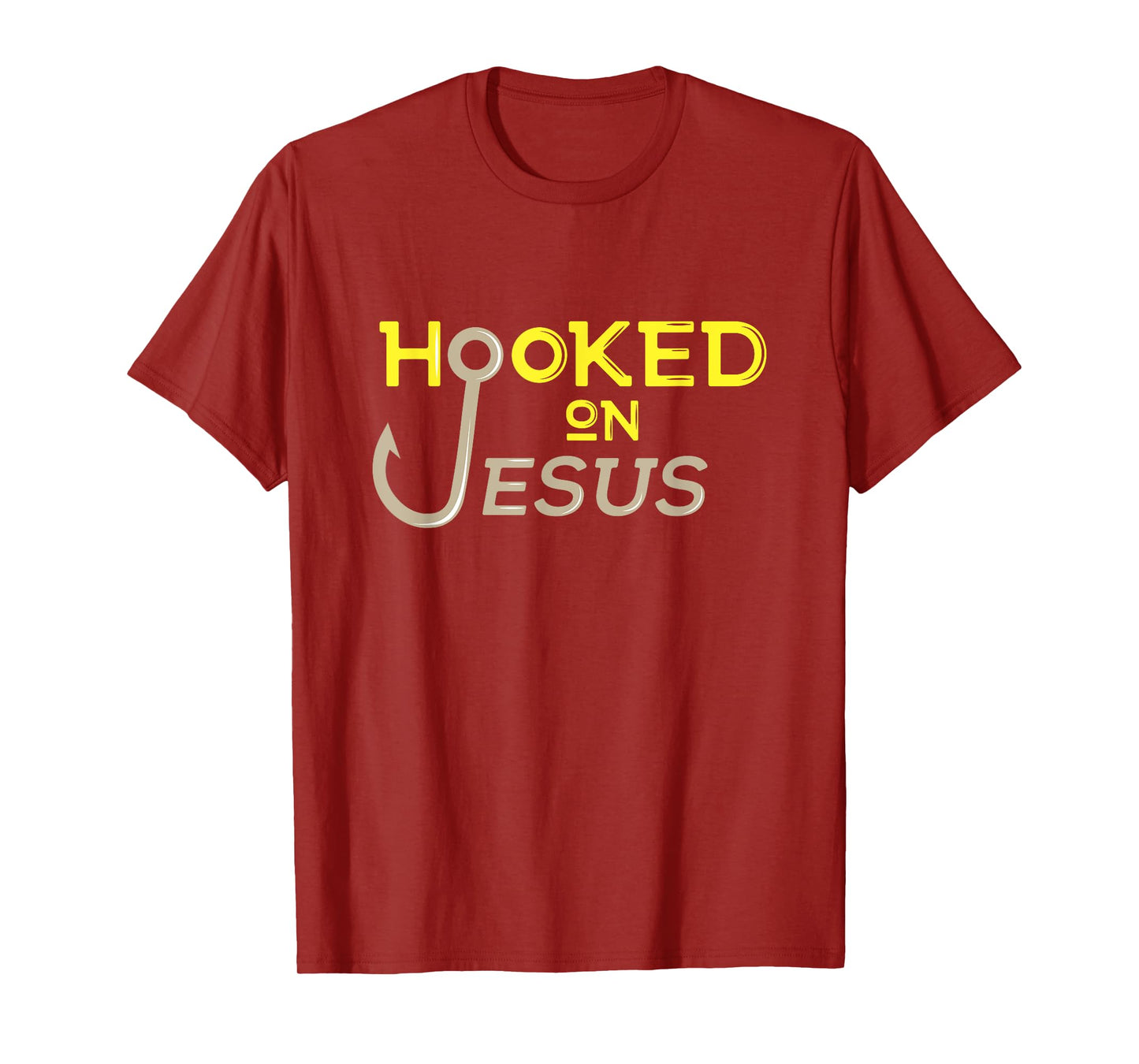 Hooked on Jesus Christian T-shirt T-Shirt