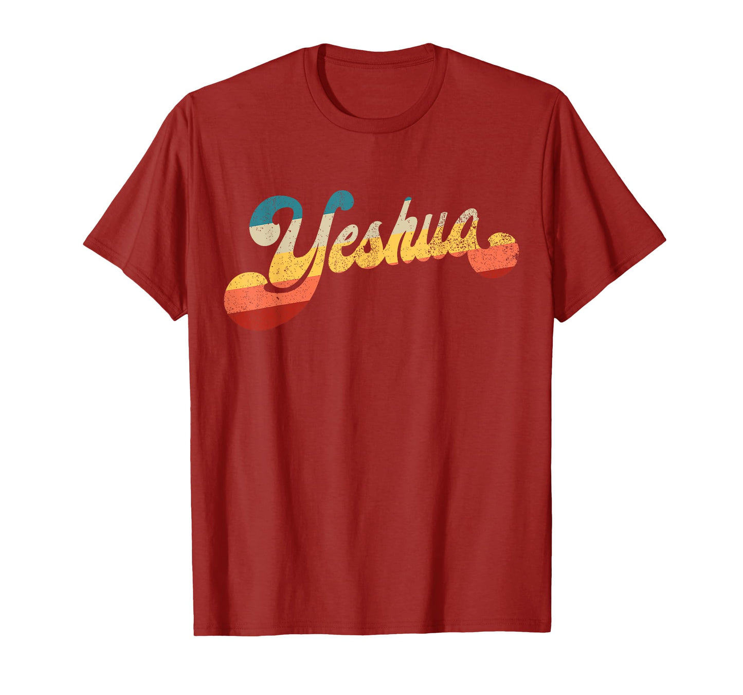 Yeshua Jesus in Hebrew Christian Faith Peace Retro Yeshua T-Shirt