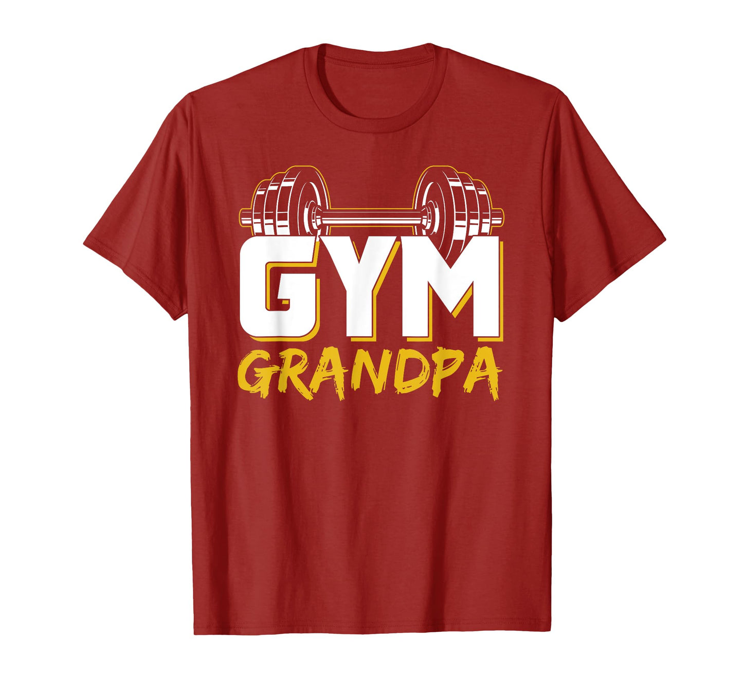 Gym Grandpa Workout Training Fitness Weightlifting Granddad T-Shirt