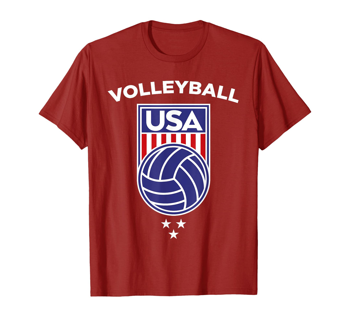 Volleyball Beach USA Flag Volleyball Team Player Girl Boy T-Shirt