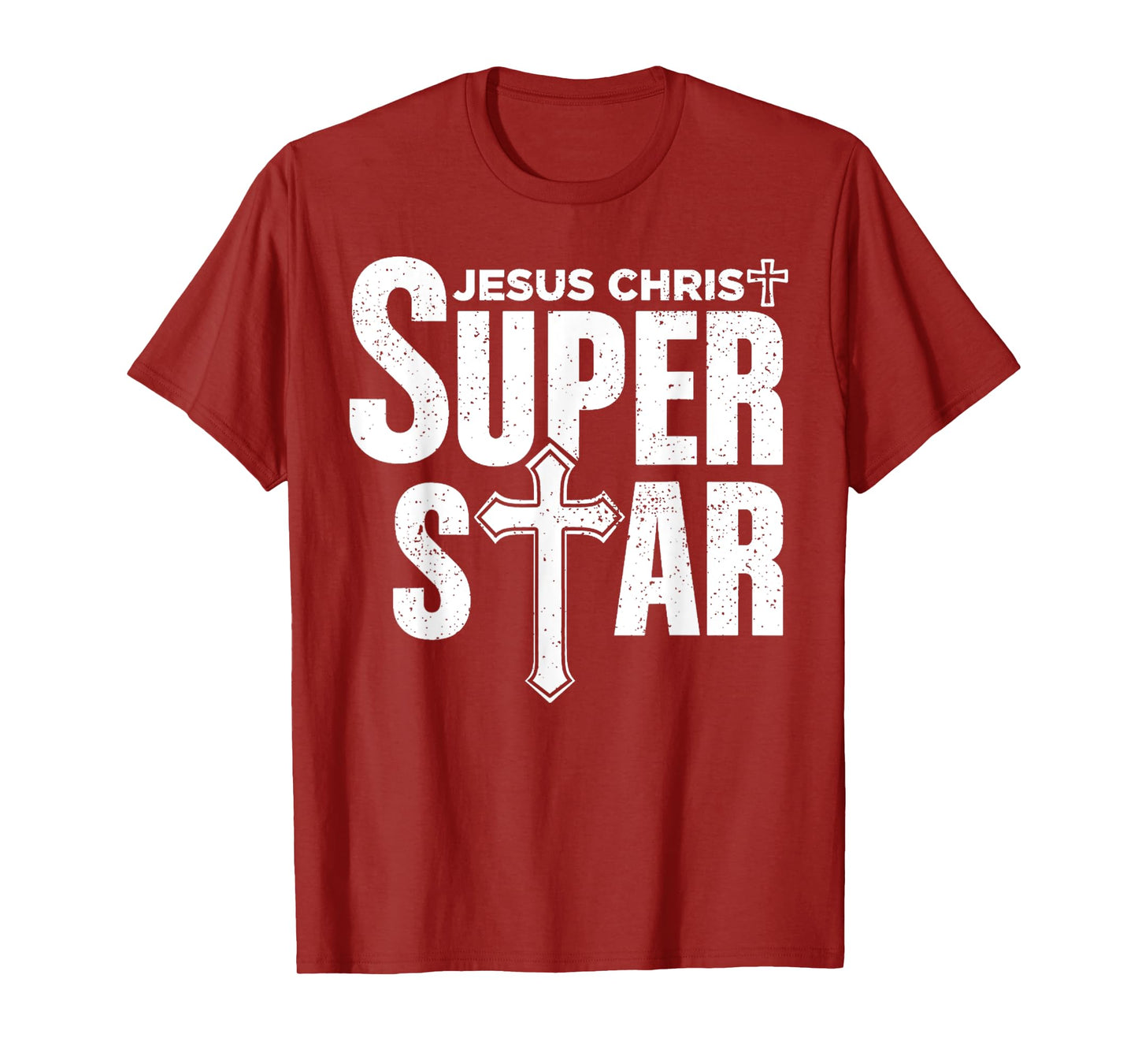 Vintage Jesus Christian Design Jesus Christ Super Star Tee T-Shirt