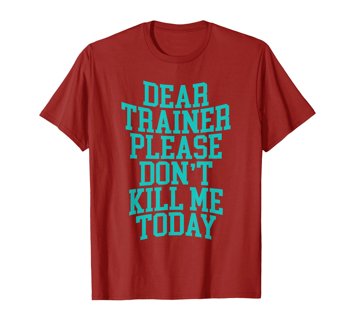 Dear Trainer, Please Don't Kill Me Today --- T-Shirt