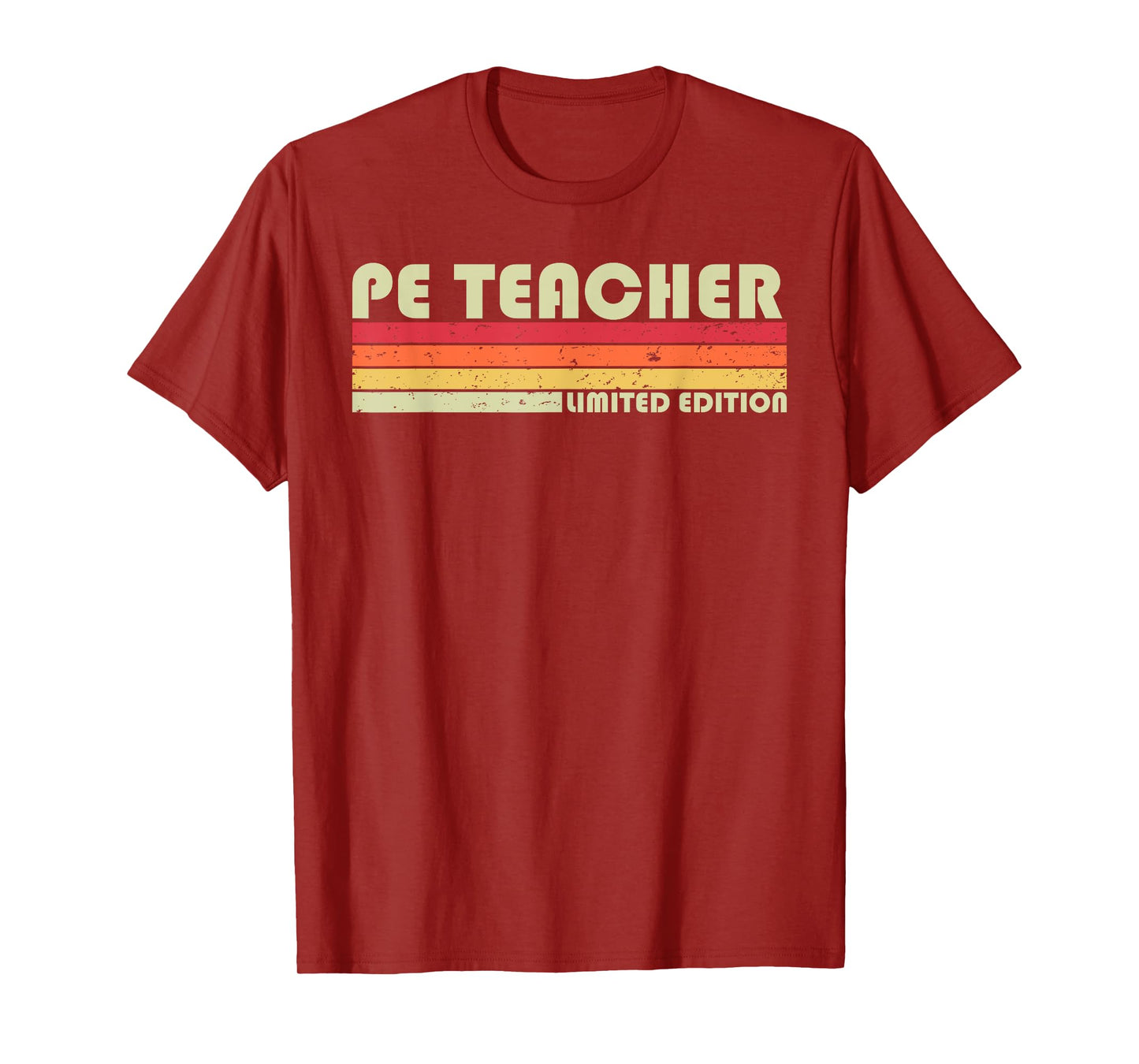 PE TEACHER Funny Job Title Profession Birthday Worker Idea T-Shirt