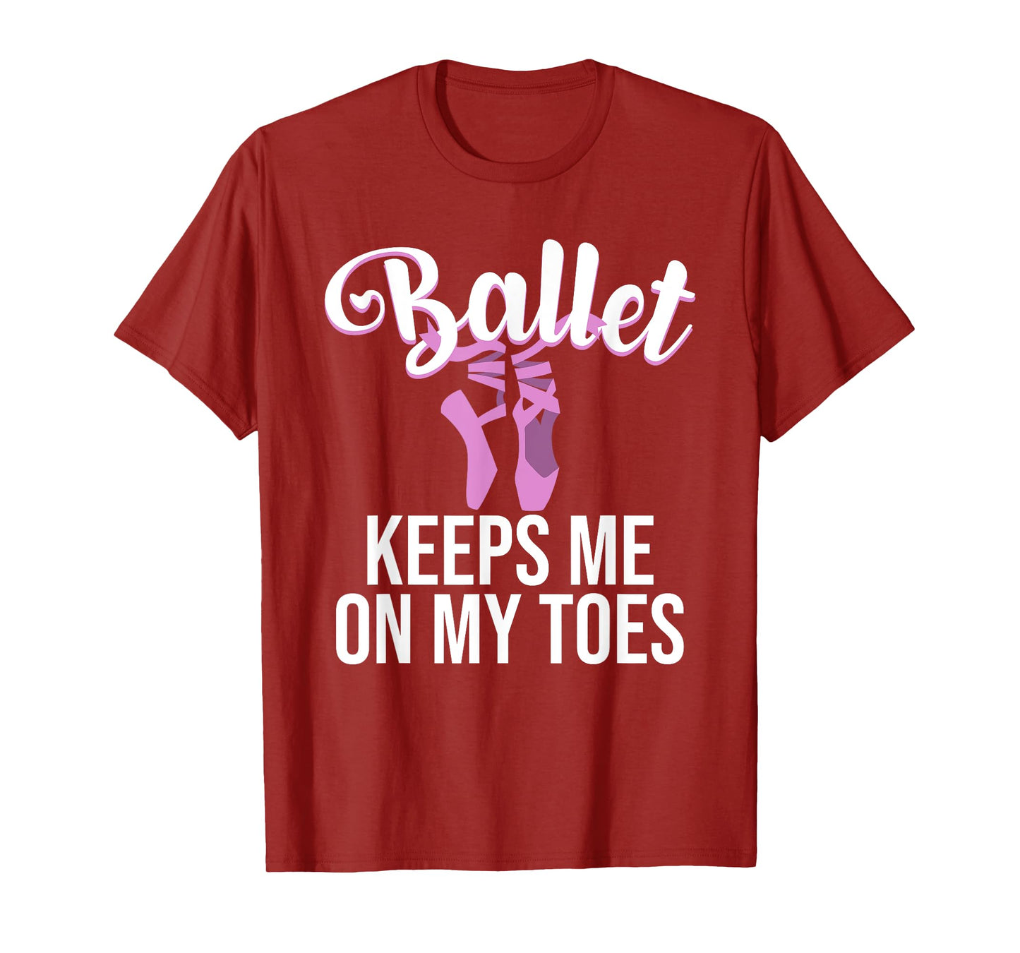 Funny Ballerina Design For Girls Women Pointe Dance Lovers T-Shirt