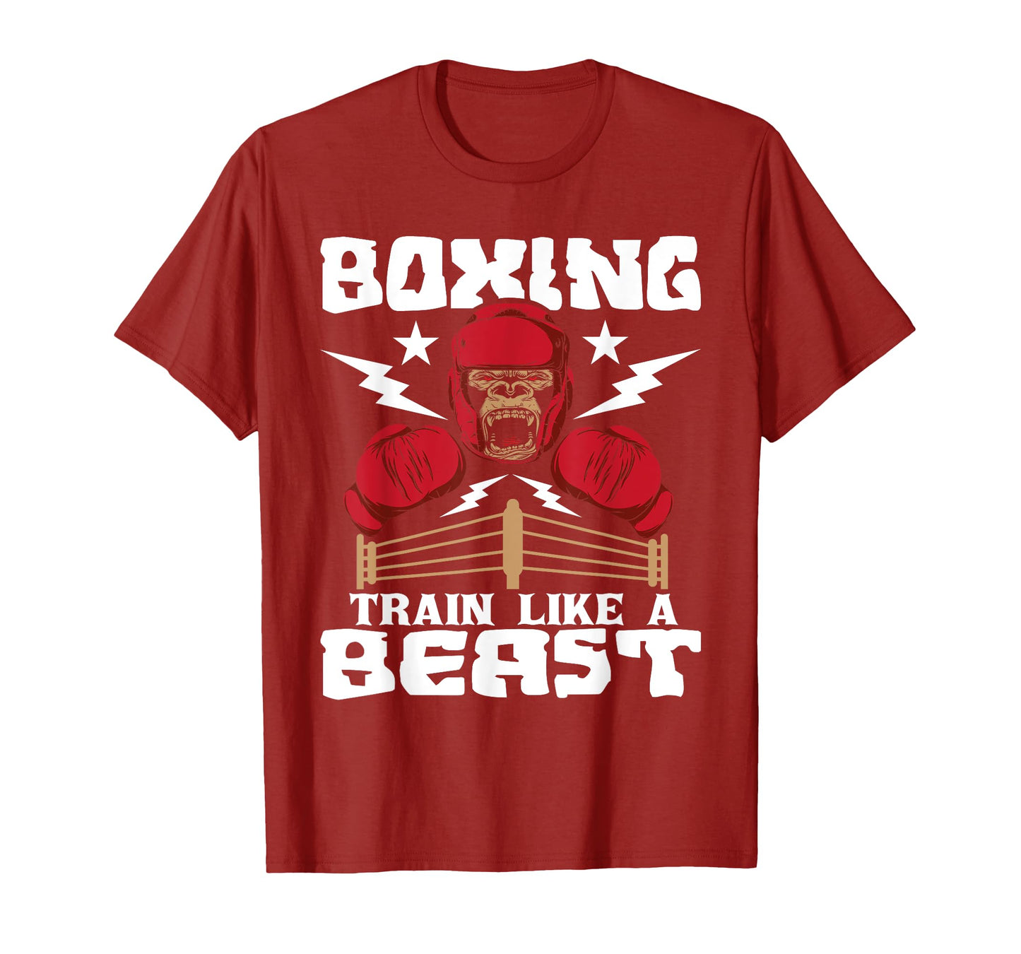 Boxing Train Like A Beast - Kickboxing Kickboxer Gym Boxer T-Shirt
