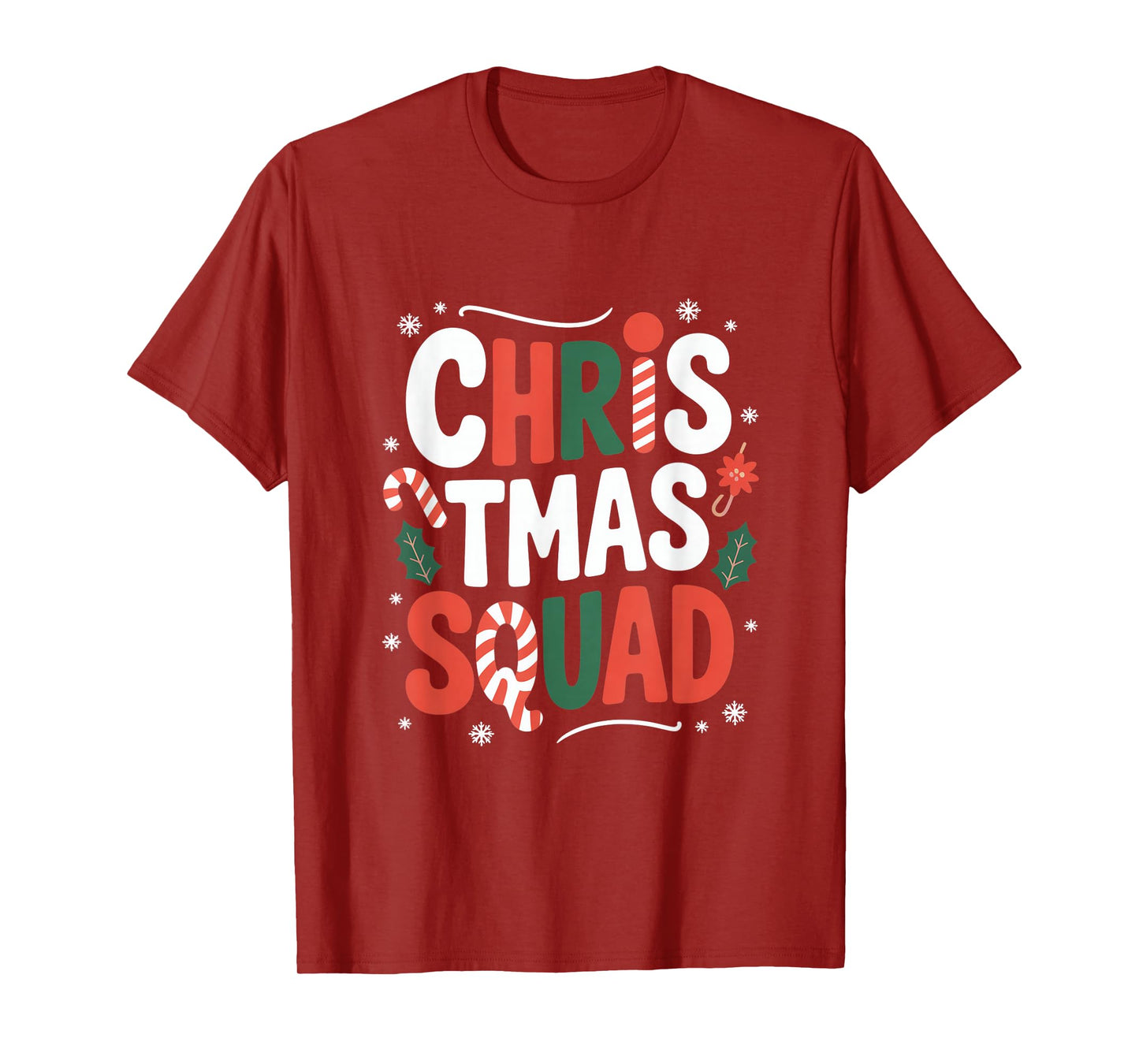 Christmas Squad Holiday Family Matching Party T-Shirt