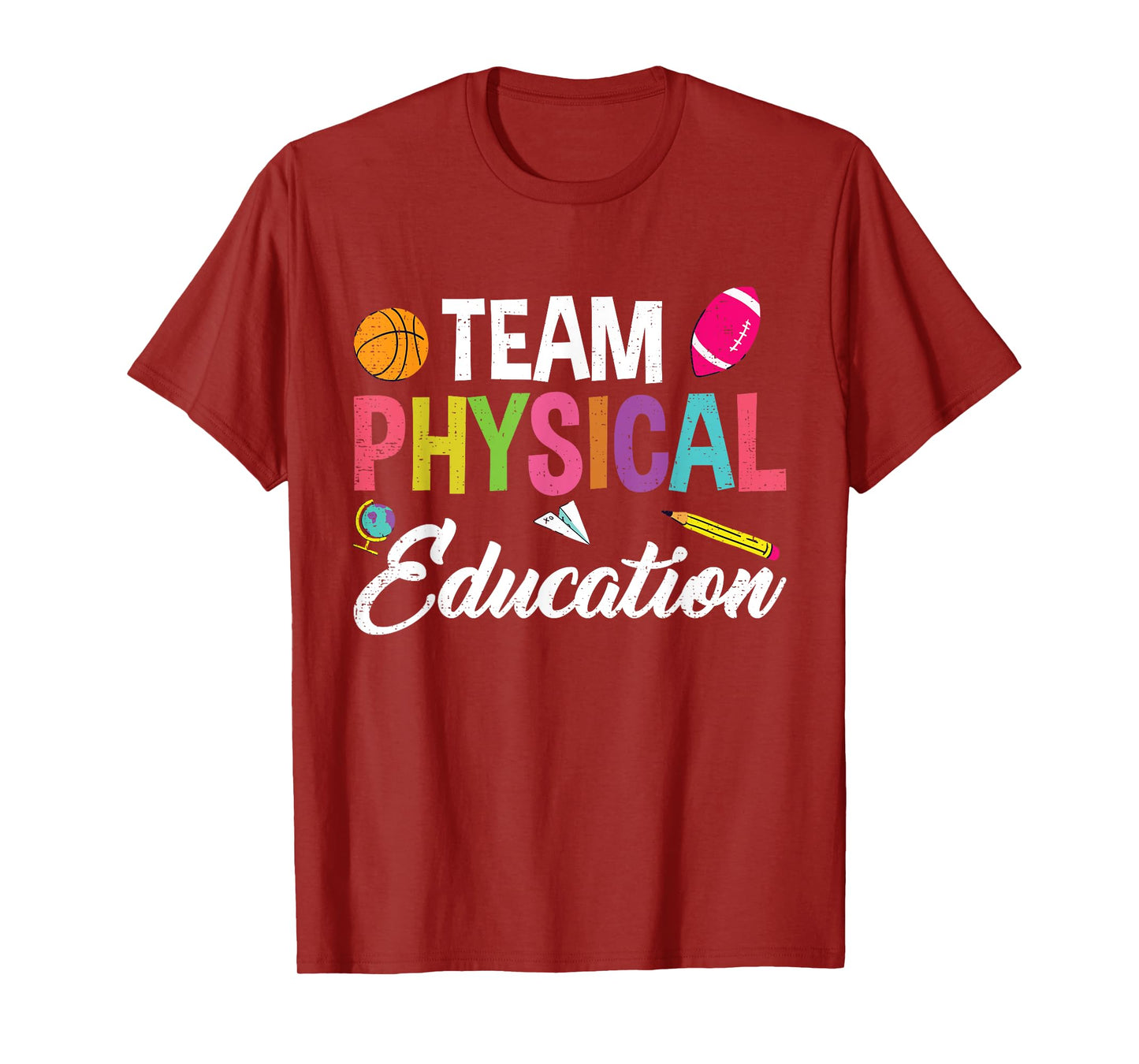 P.E. Team Physical Education School Fitness PE Teacher T-Shirt