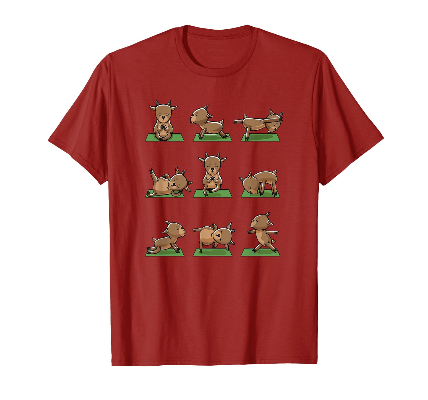 Yoga Goats Pose Funny Meditation Exercise Animal Lover Gift T-Shirt