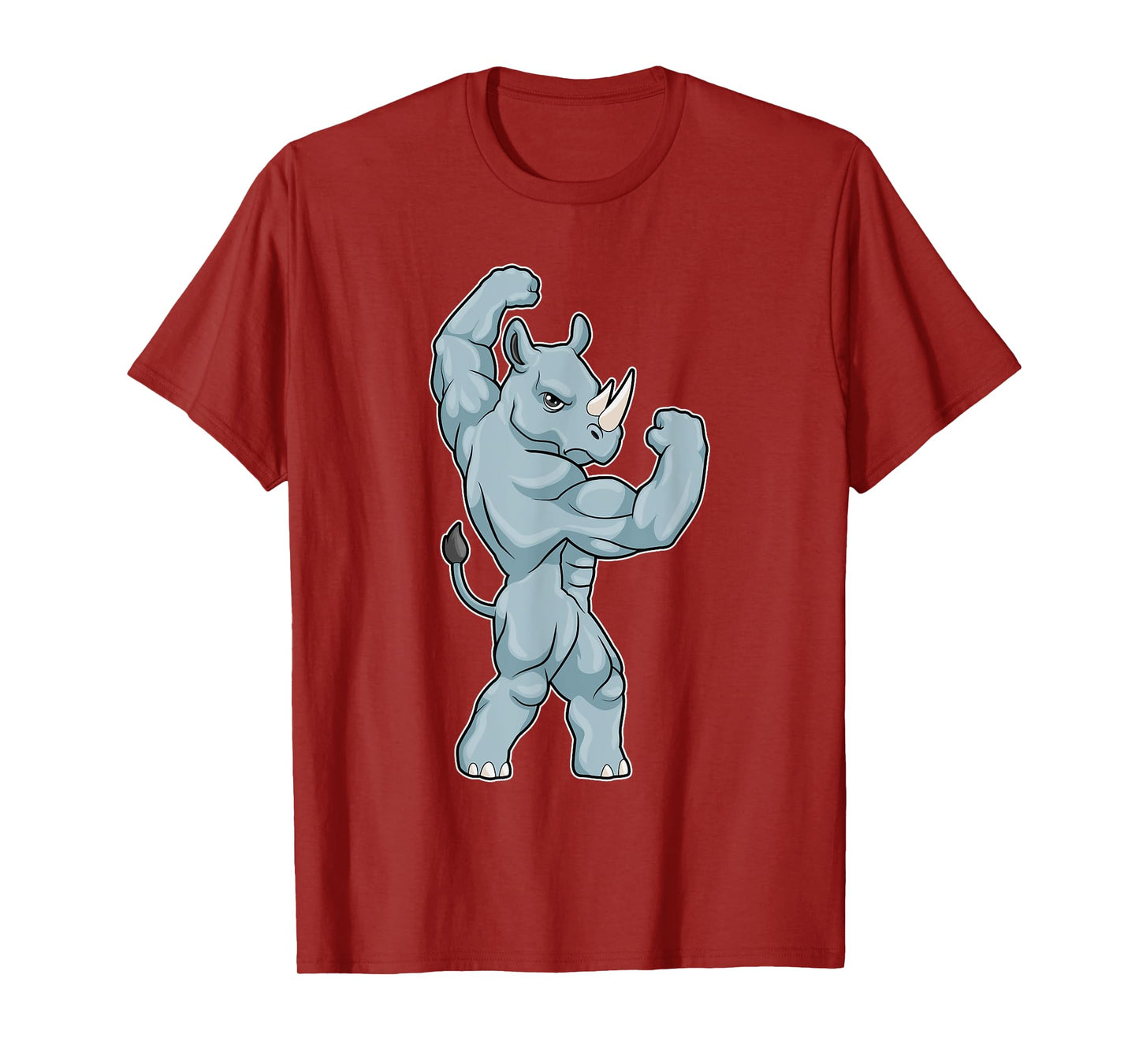 Rhino Bodybuilder Bodybuilding Sports T-Shirt