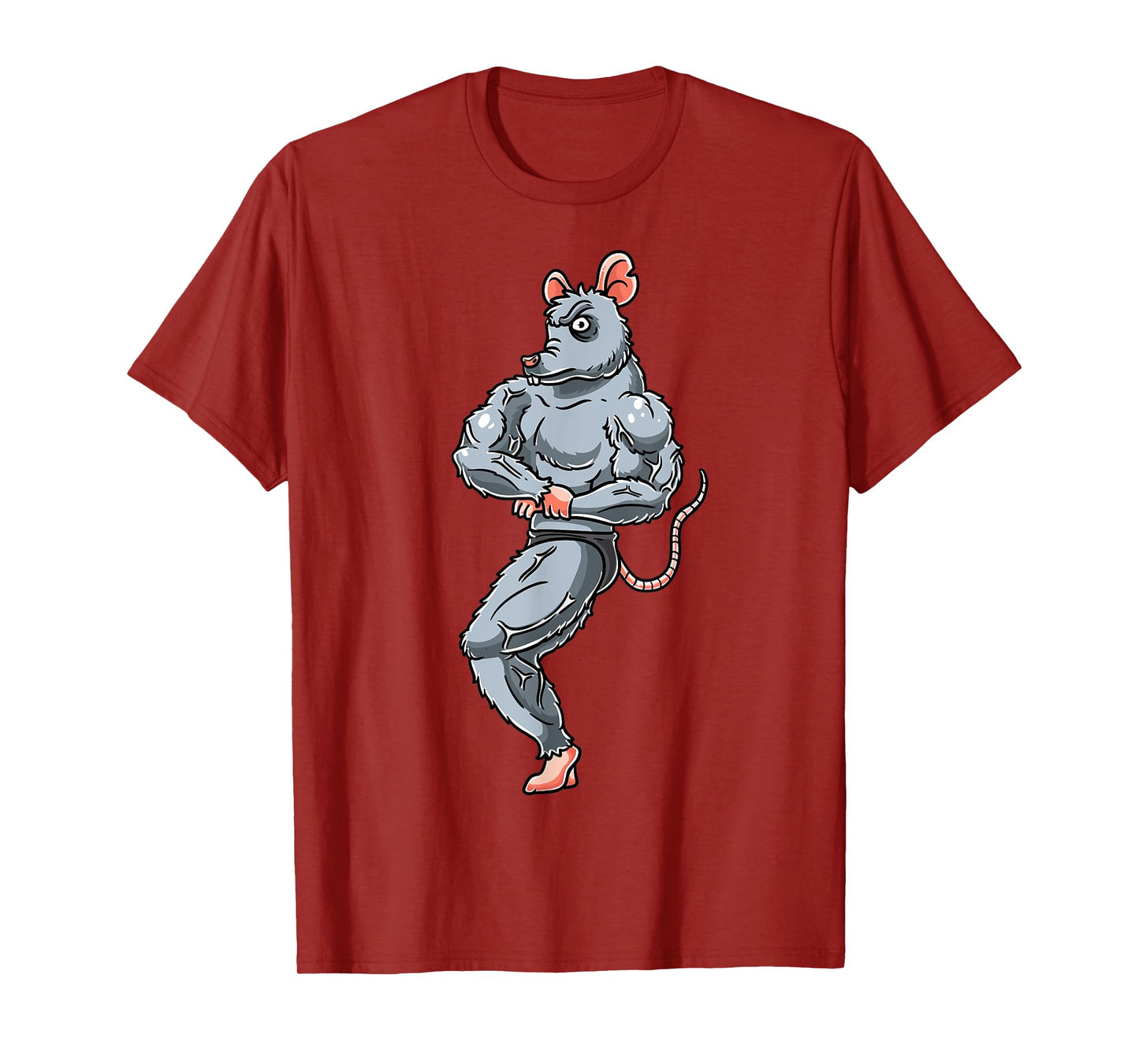 Rat Bodybuilding Fitness Gym Motivation Bodybuilder T-Shirt