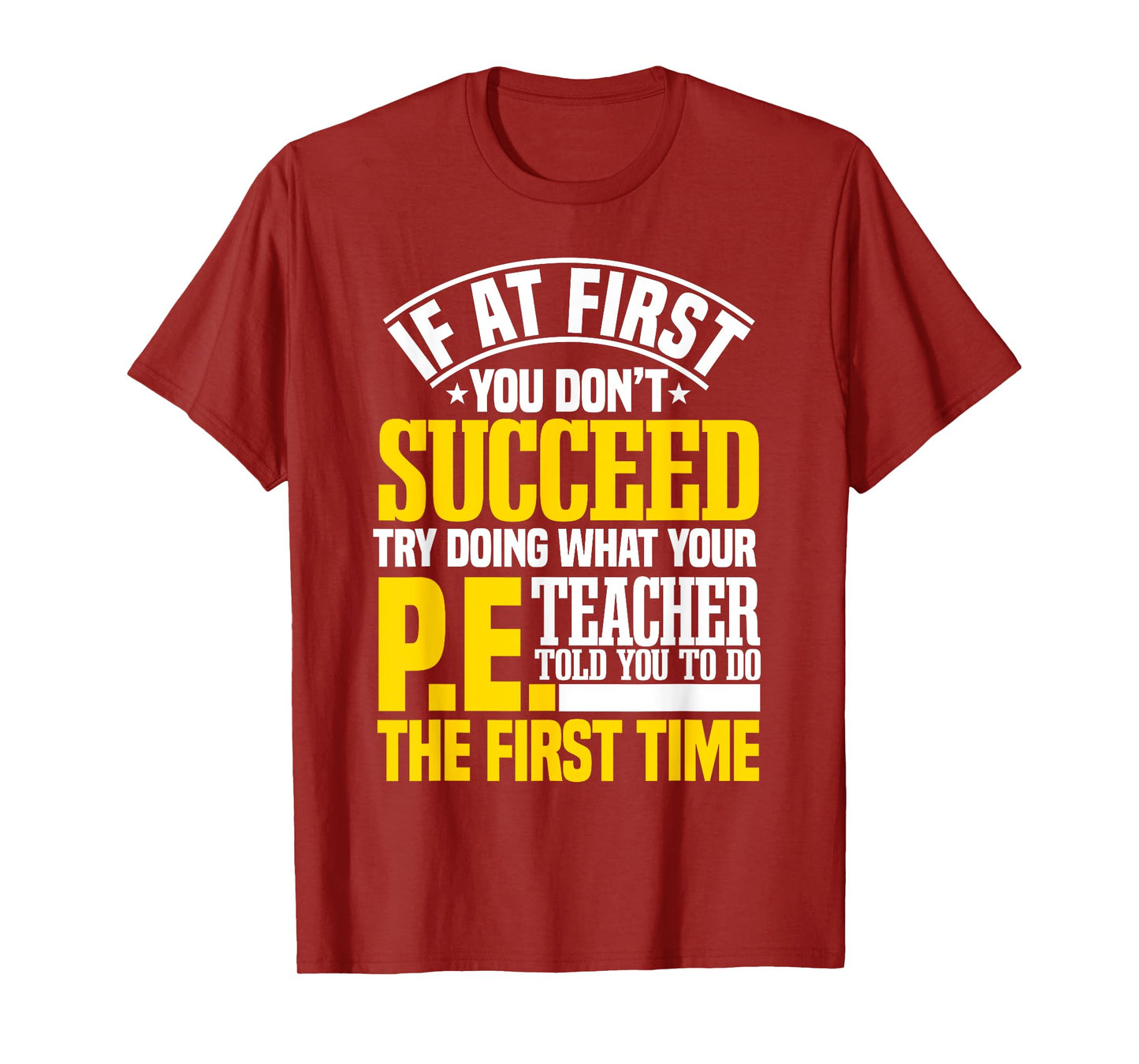 PE Teacher Gym Coach Instructor Physical Education Sport T-Shirt for Men Women Kids