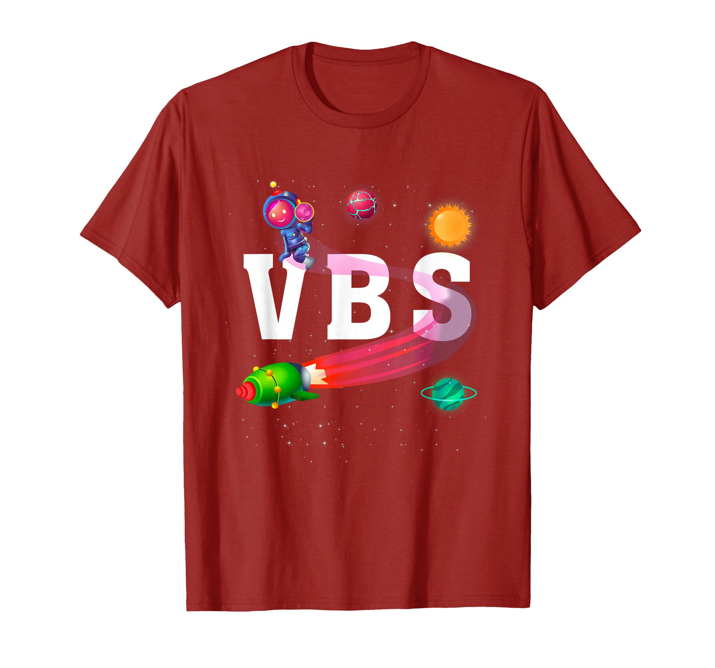 Kids VBS Crew Vacation Bible School Space Astronaut T-Shirt