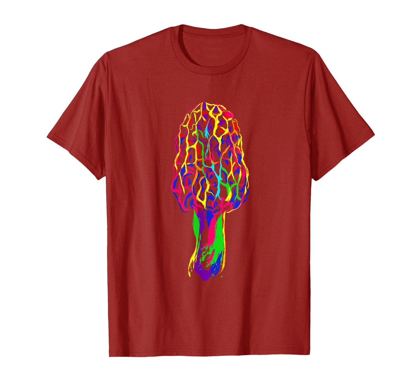 Colorful Morel Mushroom T-Shirt
