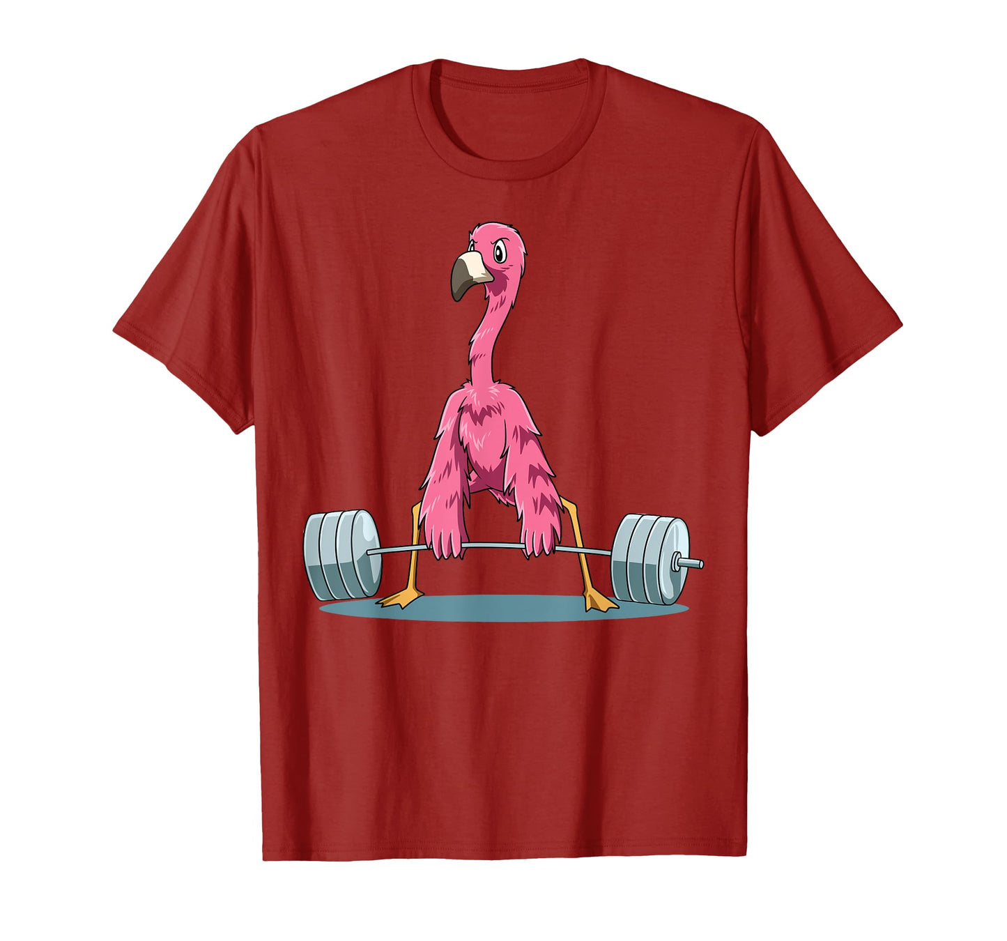 Weightlifting Flamingo Deadlifting Flamingo Powerlifting Gym T-Shirt