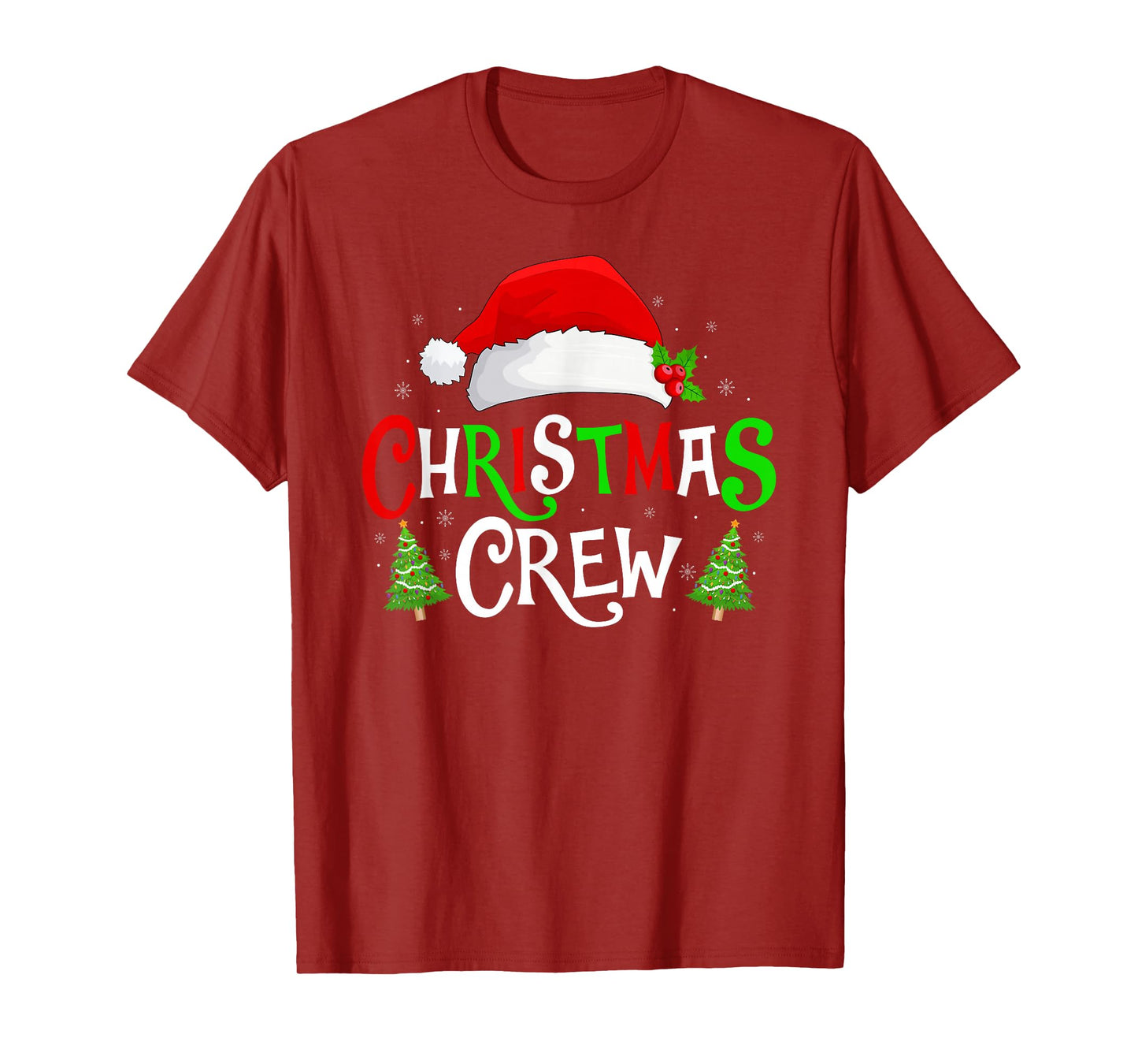 Matching Family Xmas Santa Squad Christmas Crew Pajamas T-Shirt