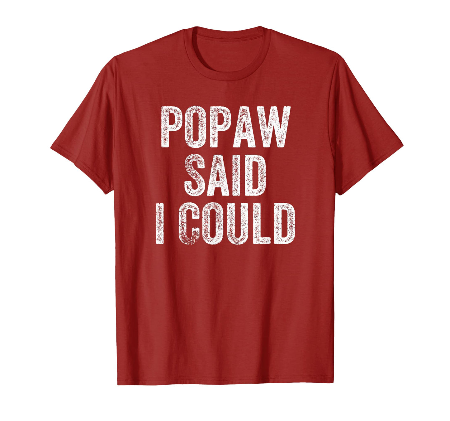 Popaw Said I Could Funny Grandchild Grandson Granddaughter T-Shirt