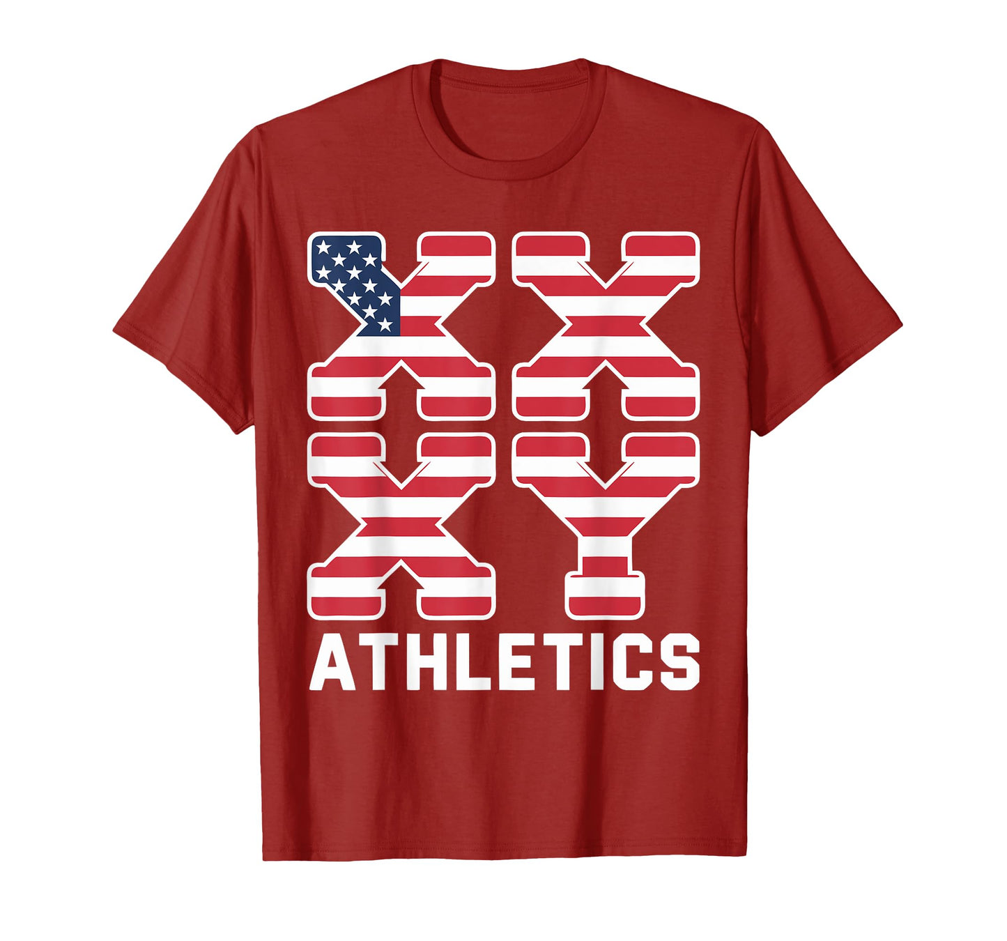 Gender Genetic American Flag XX XY Athletics T-Shirt