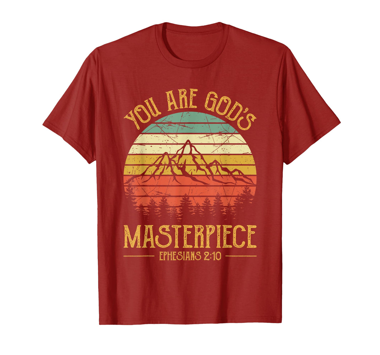 You Are God's Masterpiece Tshirt Mens Womens Kids Christian T-Shirt