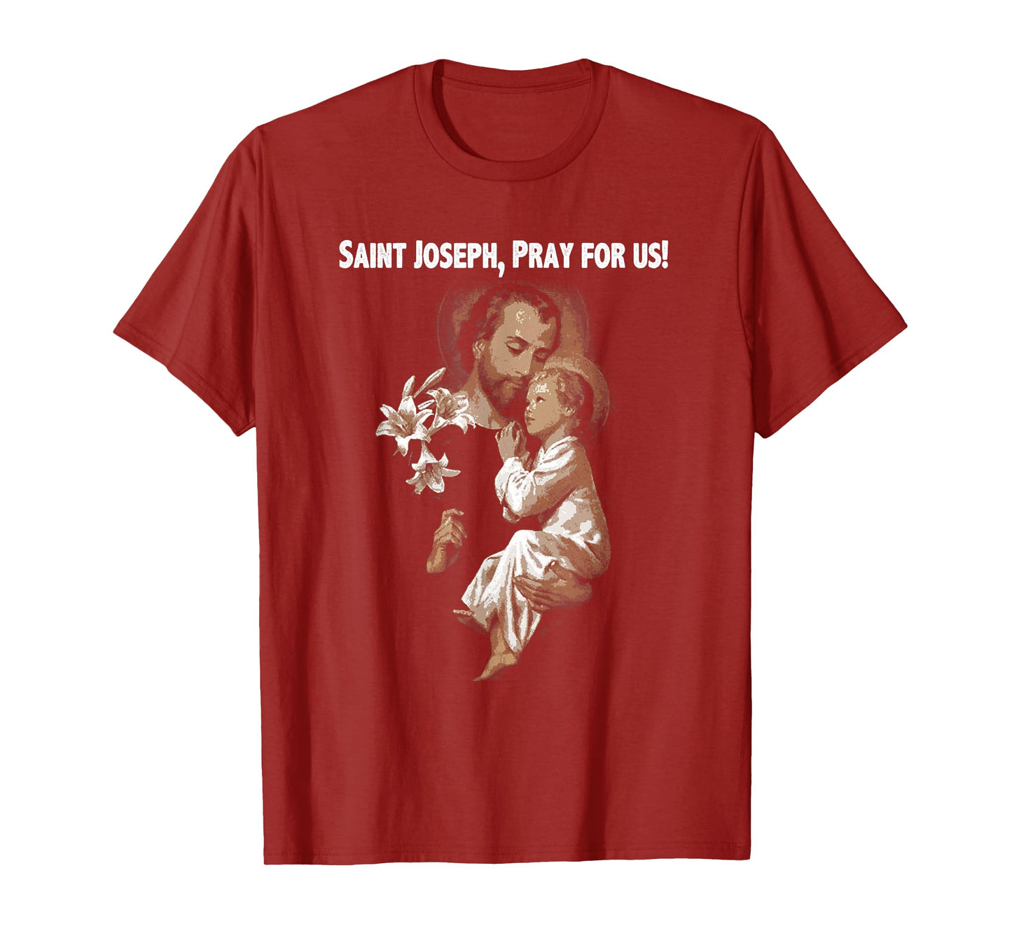 Vintage St Joseph shirt Father of Jesus Saint t-shirt T-Shirt