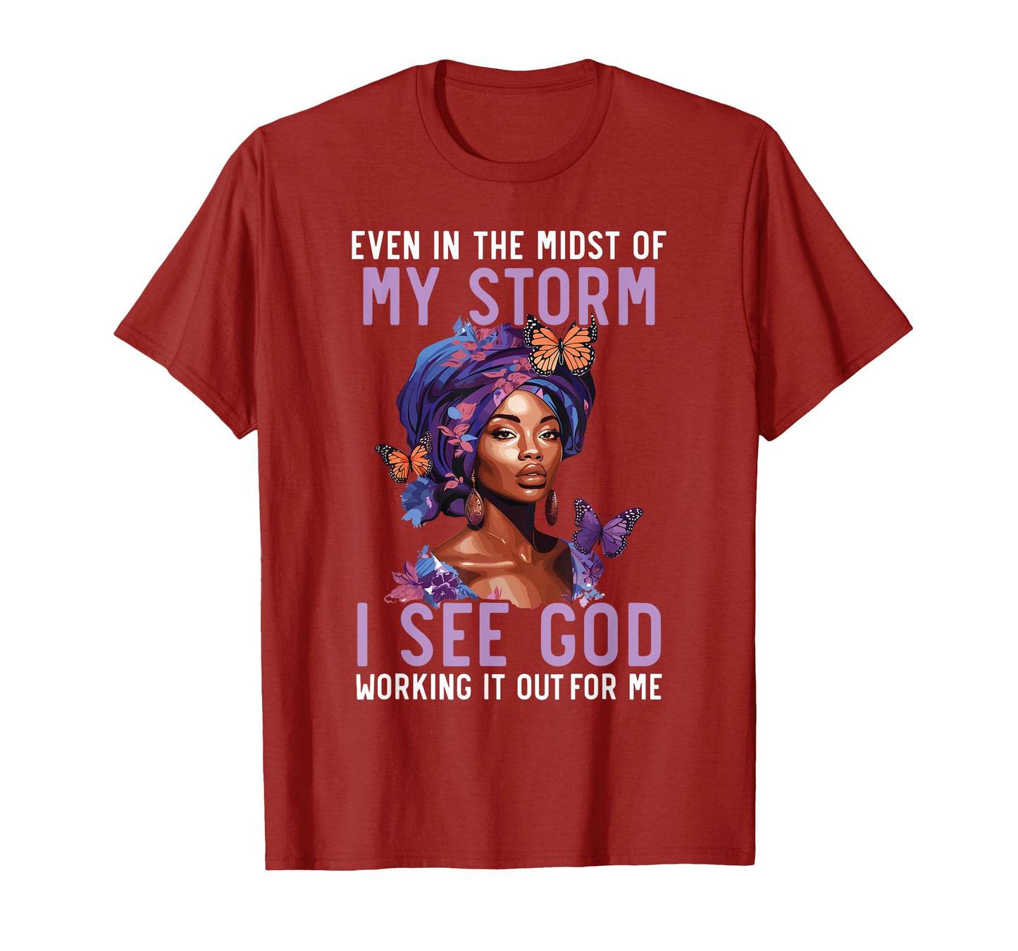African Christian Afro American Black Pride Christianity T-Shirt
