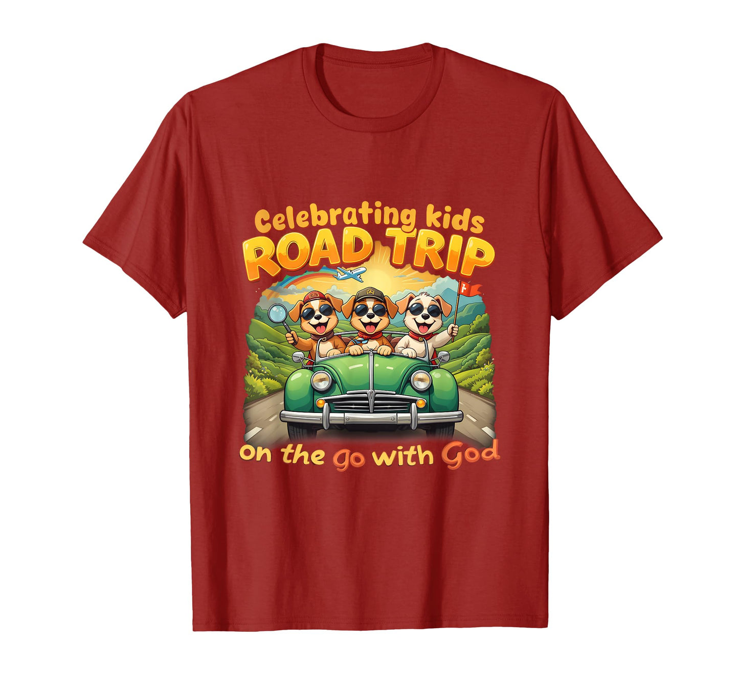 Kids On The Go Christian VBS 2025 Road Trip Celebrating T-Shirt