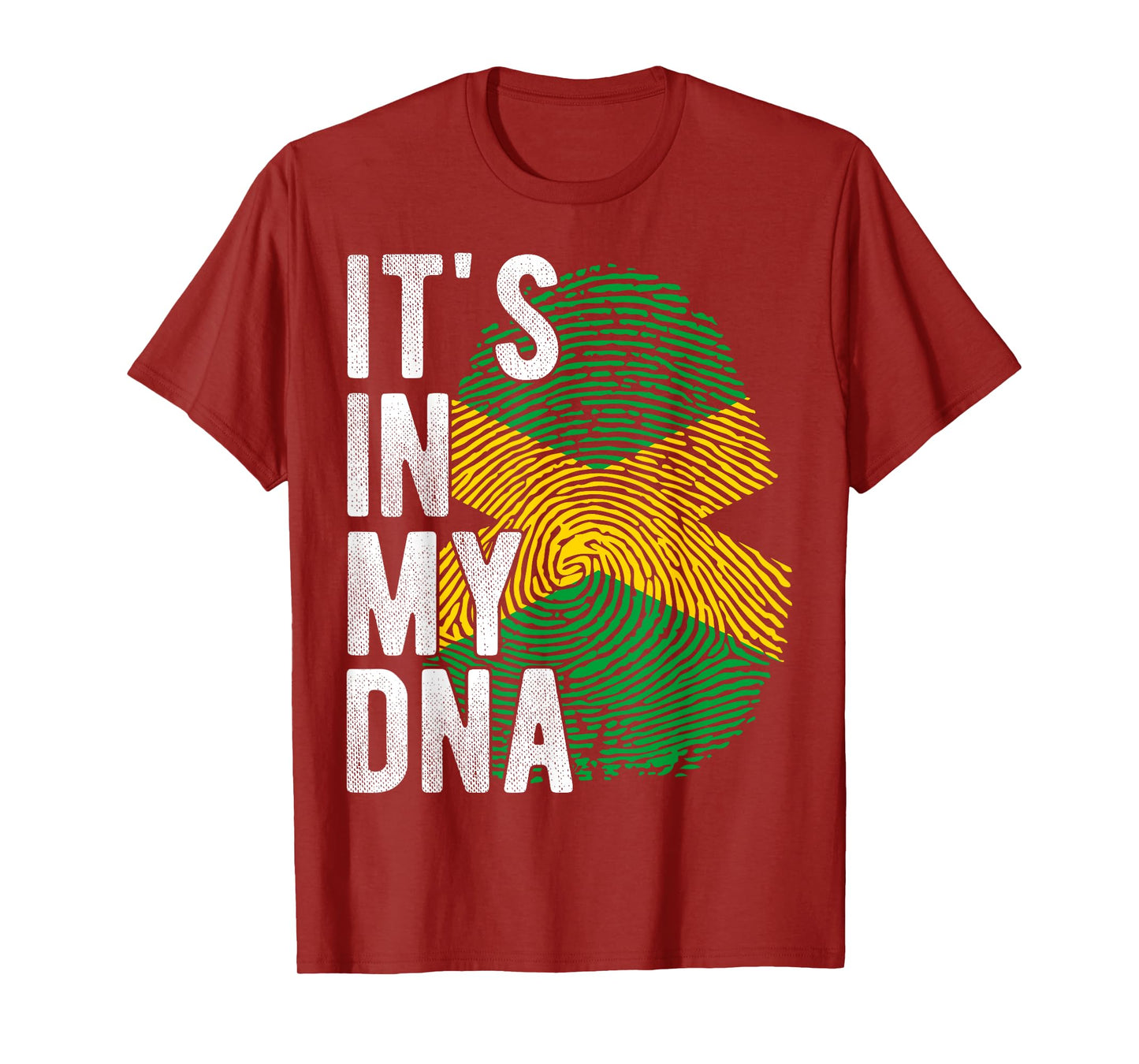 It's in My DNA Jamaica Flag Jamaican Independence Day Proud T-Shirt