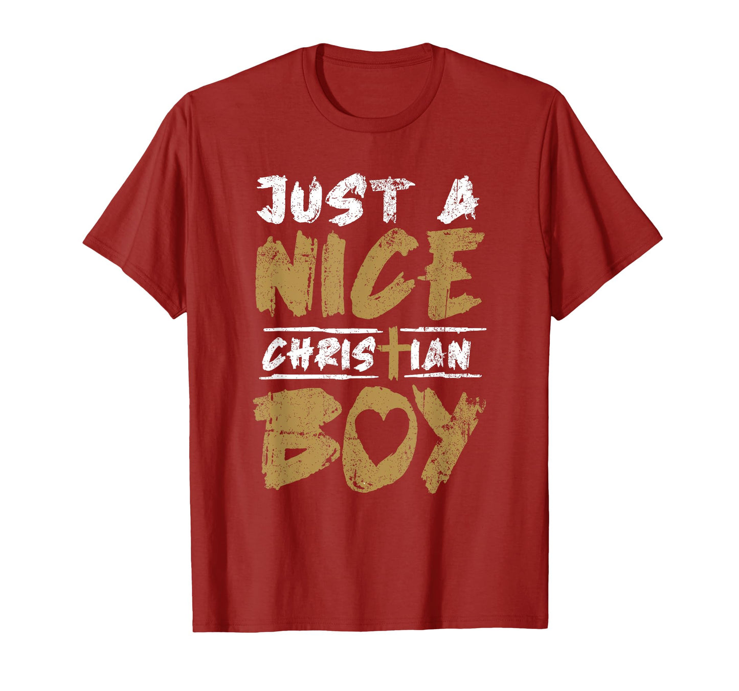Religious Mens Teen Boys Kids Just a Good Ole Christian Boy T-Shirt