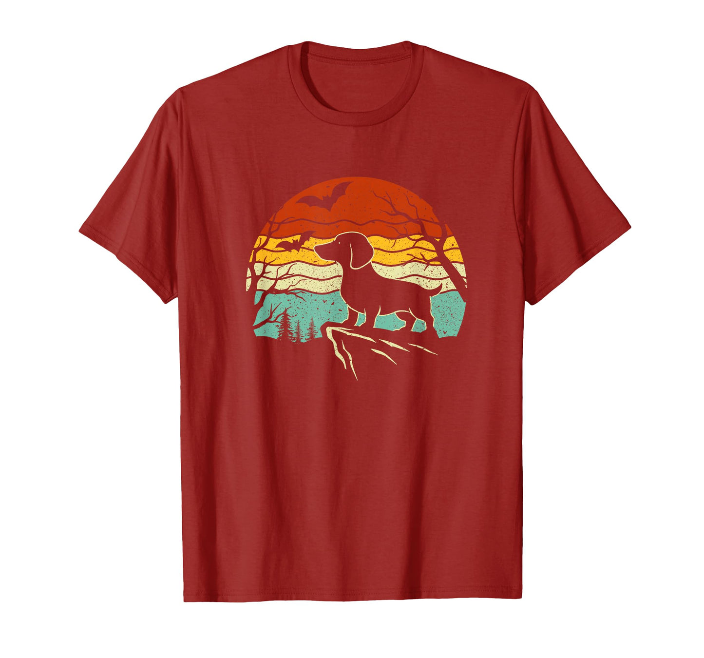 Halloween Dachshund Weenie Wiener Moonshine Sausage Dog T-Shirt