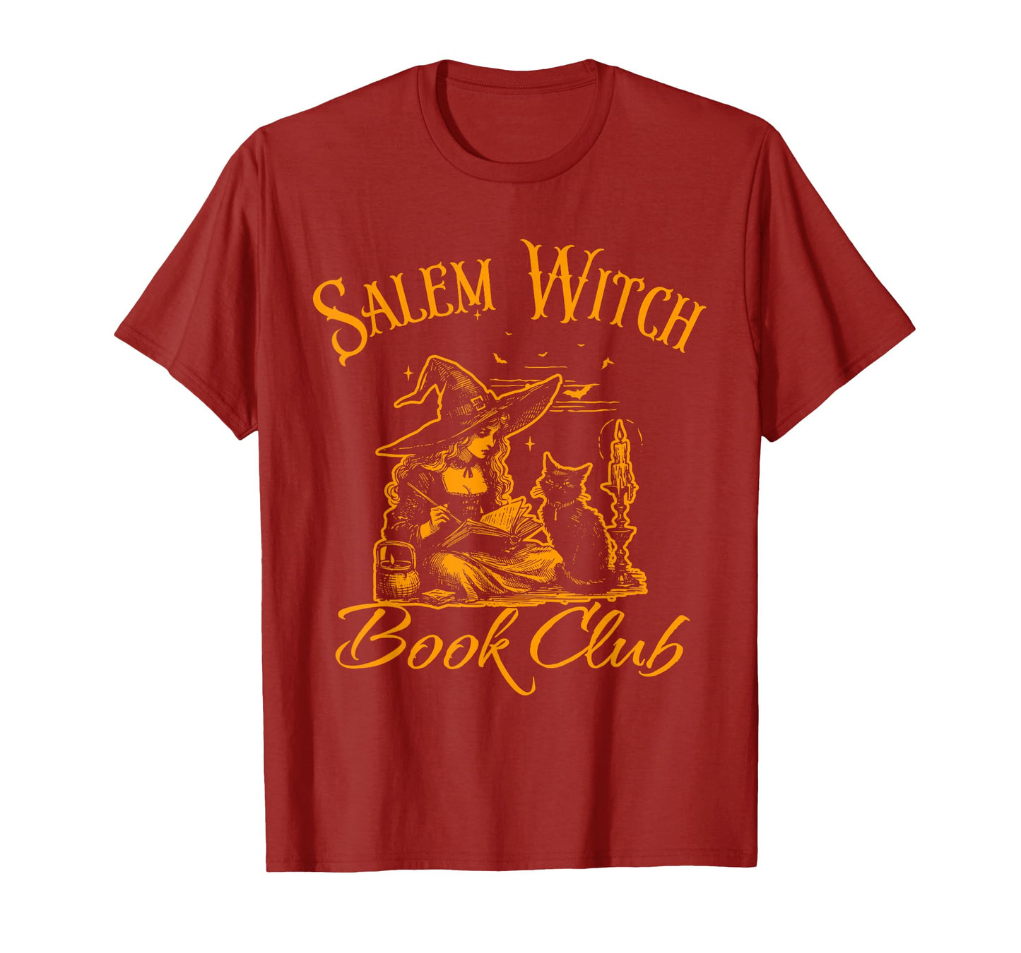 Salem Witch Book Club Halloween Spooky Reader T-Shirt