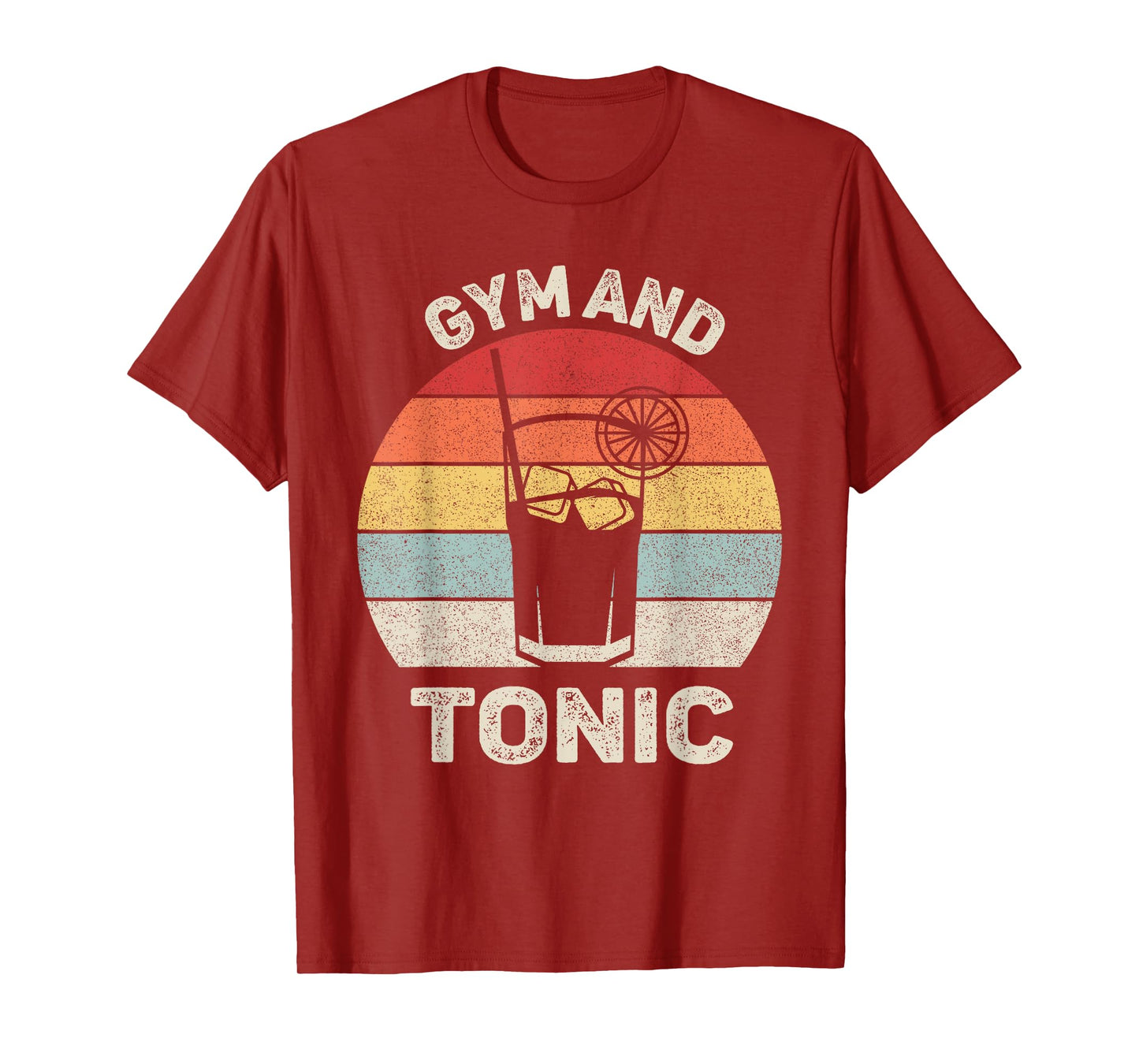 Vintage Retro Gym And Tonic Shirt Fitness Lovers T-Shirt