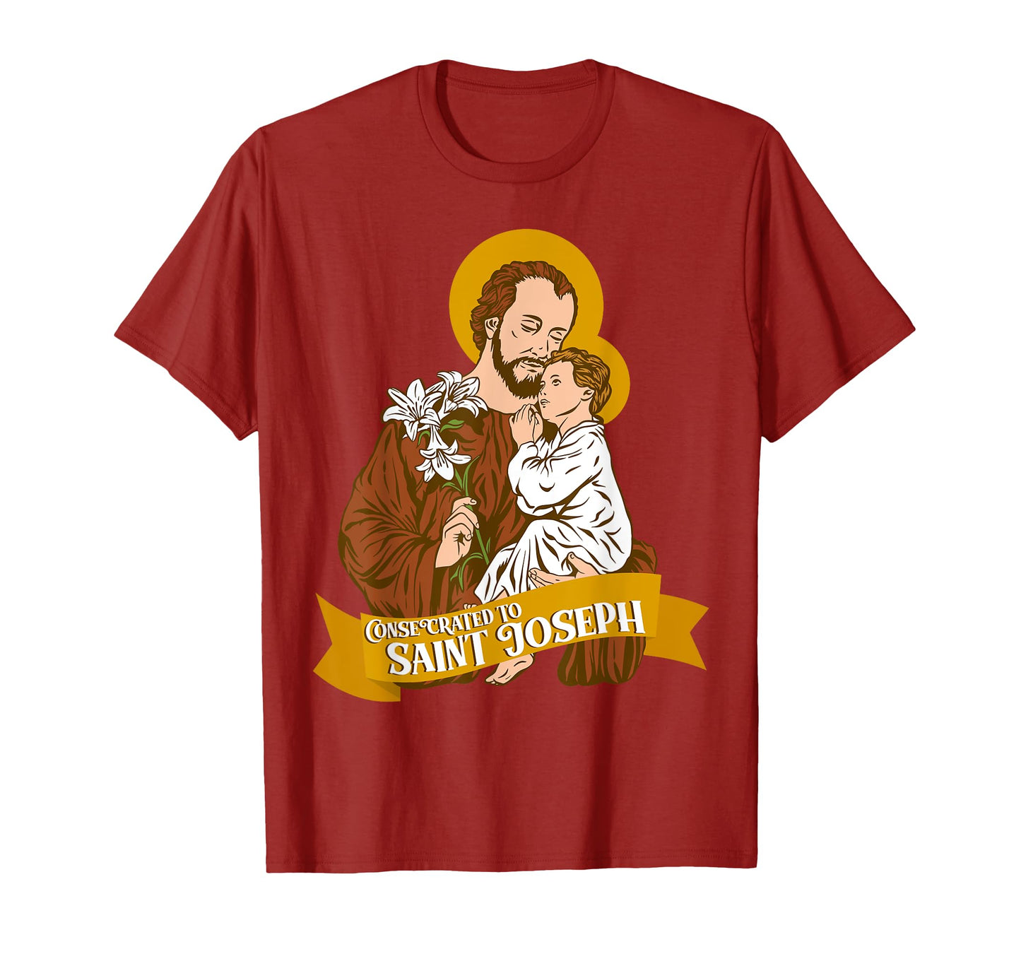 Consecration to St Joseph and Child Jesus Catholic Saint T-Shirt