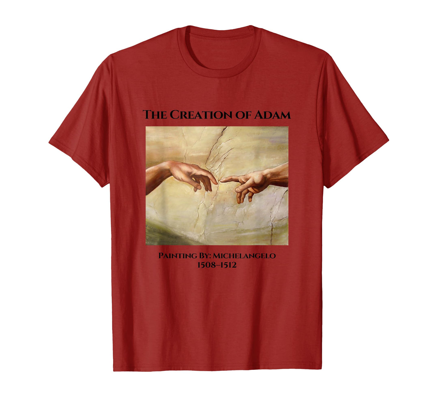 The Creation of Adam Novelty Graphic Tees & Cool Art Designs T-Shirt