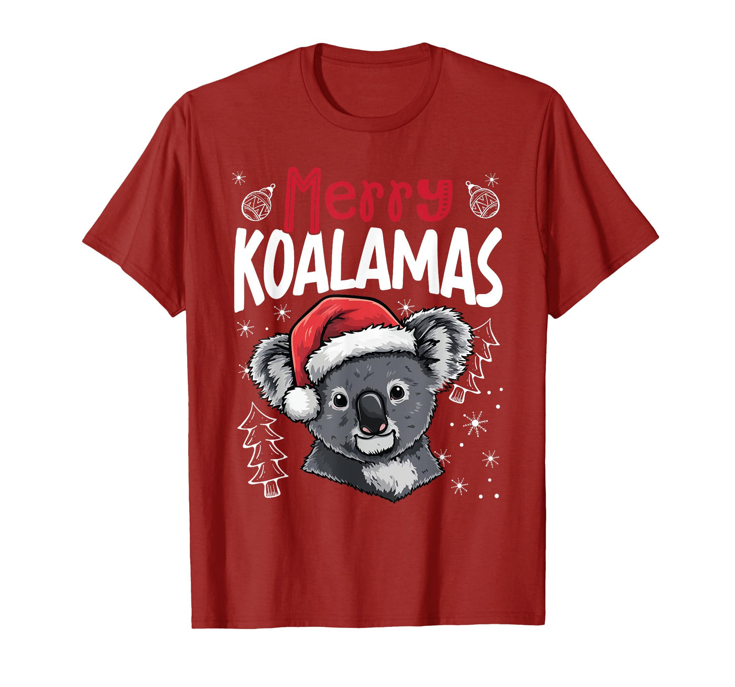 Merry Koalamas Funny Christmas Koala T-Shirt