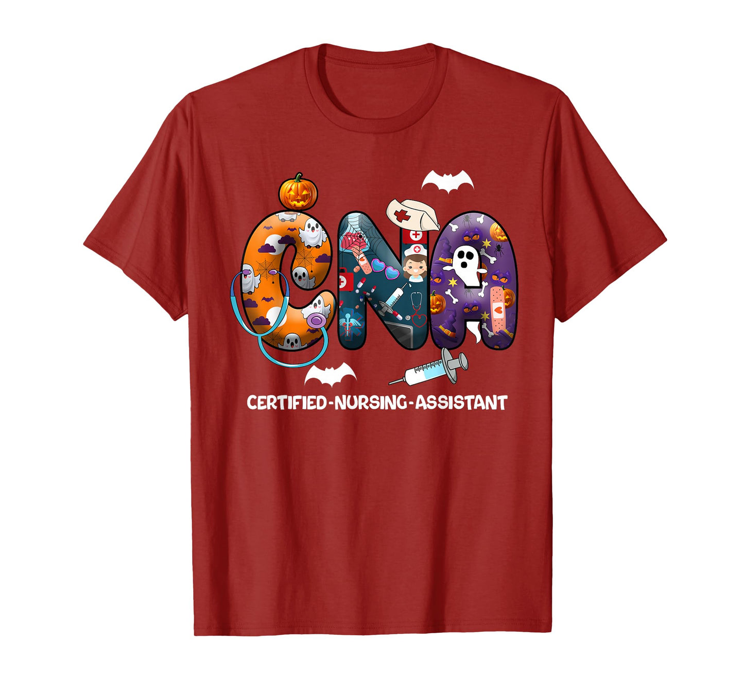 CNA Halloween Certified Nursing Assistant Nurse Halloween T-Shirt