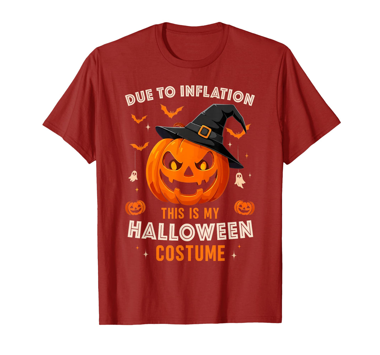 Pumpkin Halloween Costume Men Women Funny Halloween 2025 T-Shirt