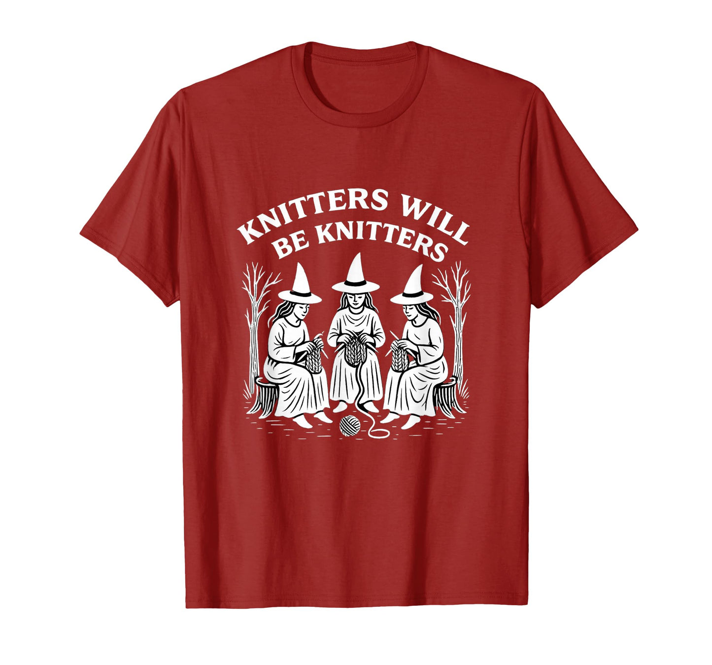 Yarn Knitting Crochet Hoarder Witch Halloween Crocheting T-Shirt