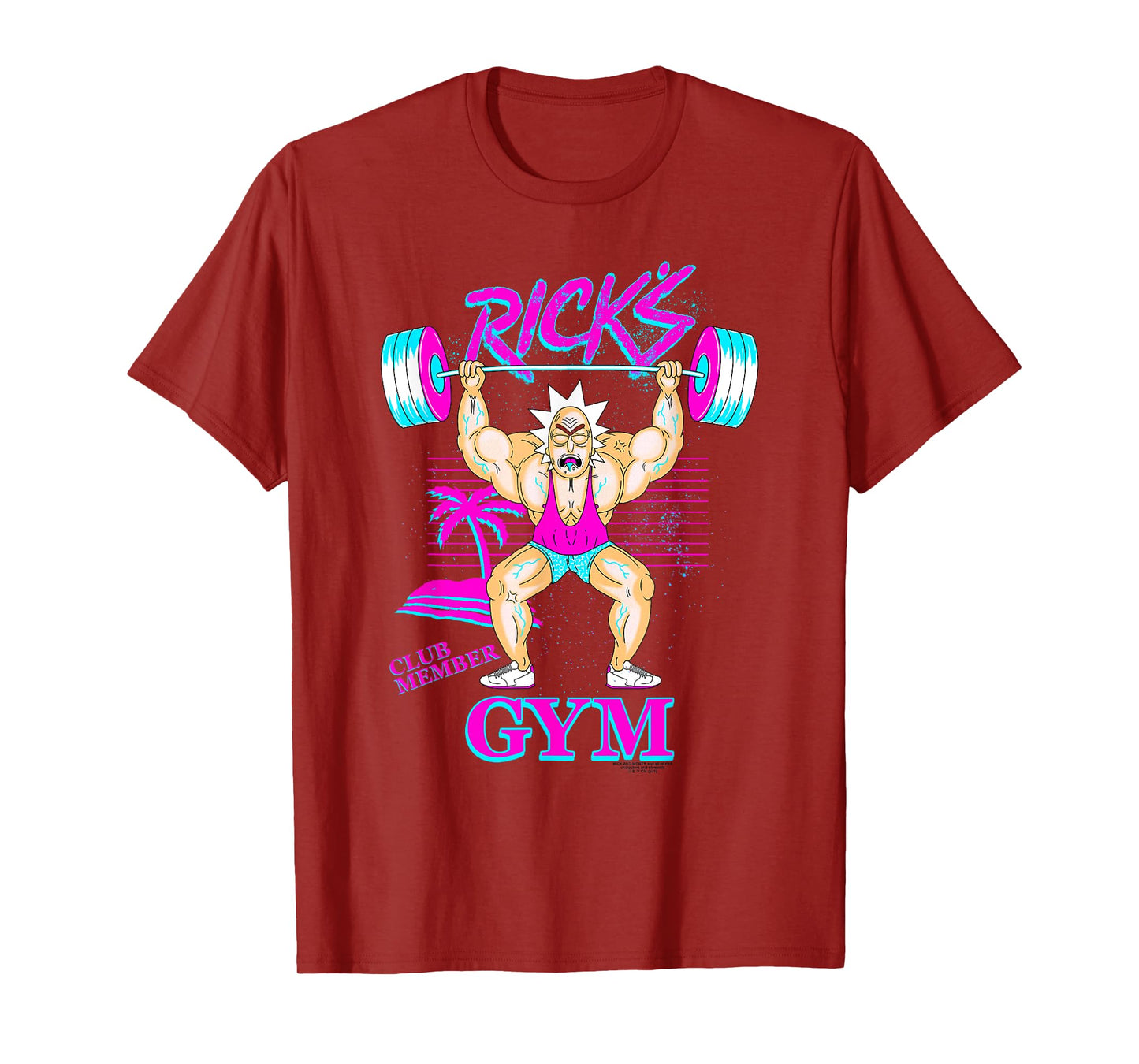 Rick and Morty Rick's Gym T-Shirt