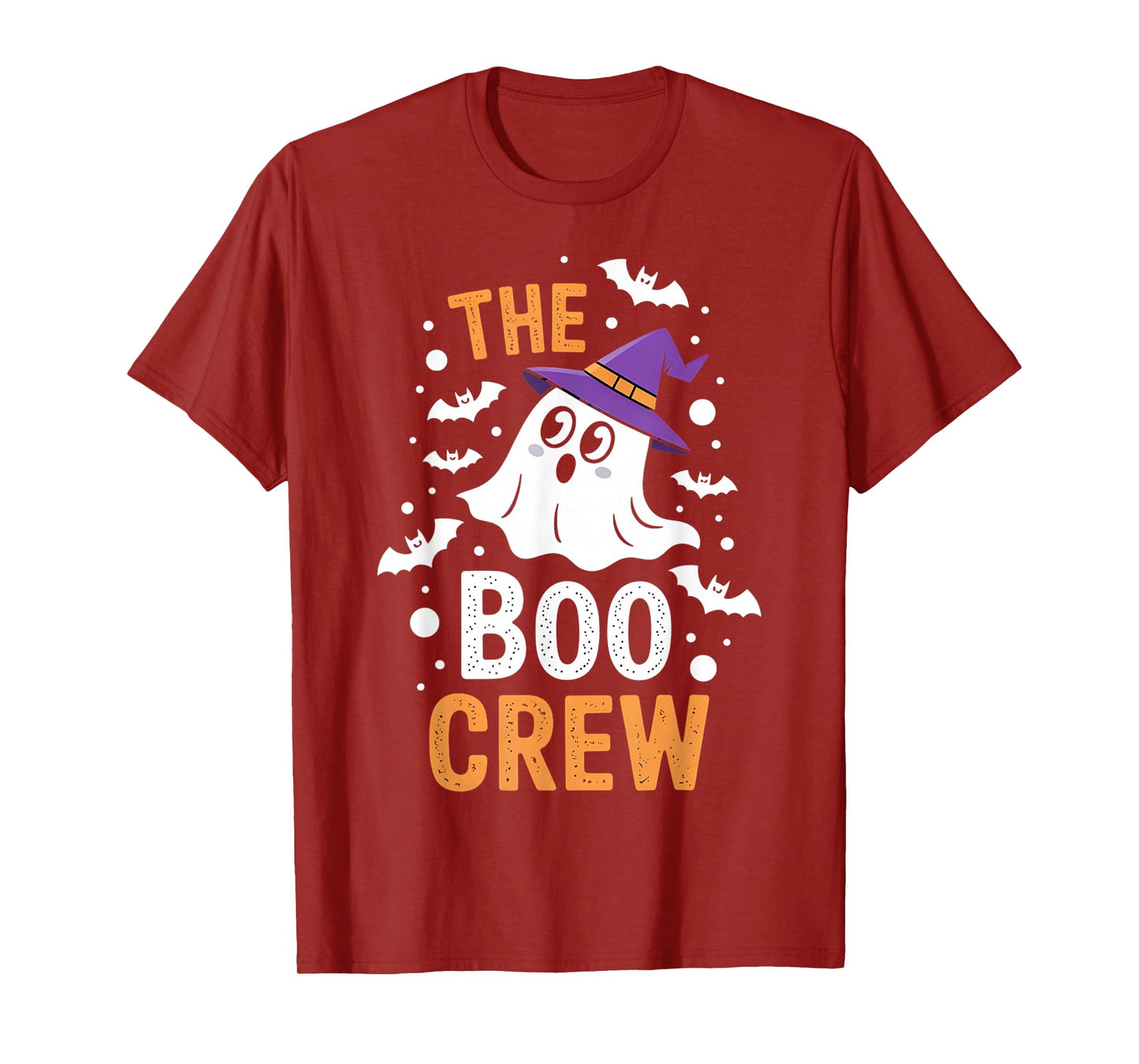 Halloween Ghost The Boo Crew Costume Matching Women Gifts T-Shirt