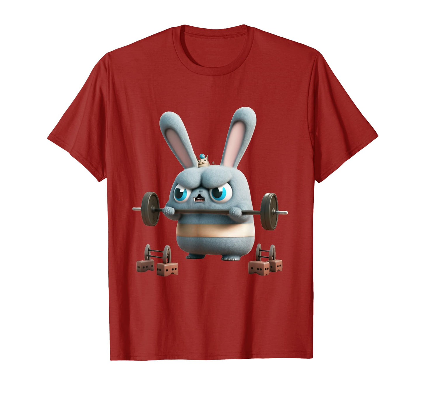 Funny Gym Workout Bunny Fitness Studio Rabbit Cardio Pump T-Shirt