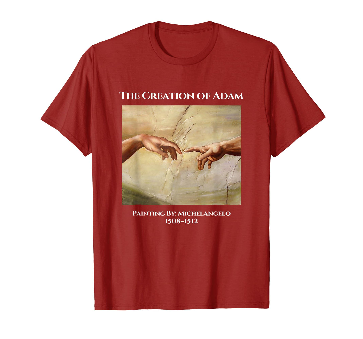 The Creation of Adam Novelty Graphic Tees & Cool Art Designs T-Shirt