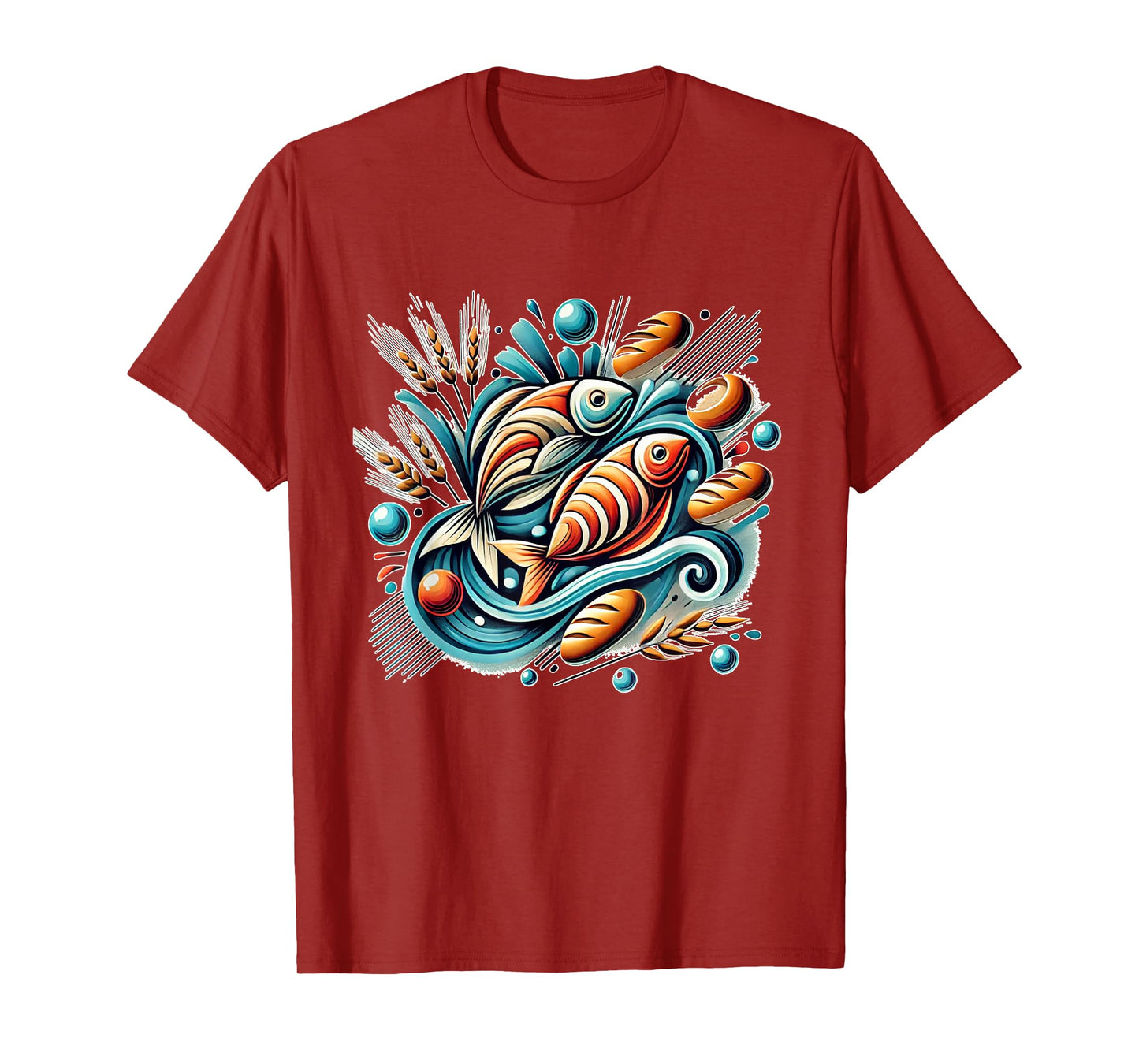 2 Fish, 5 Loaves, 5000 - A Miracle Against All Odds T-Shirt