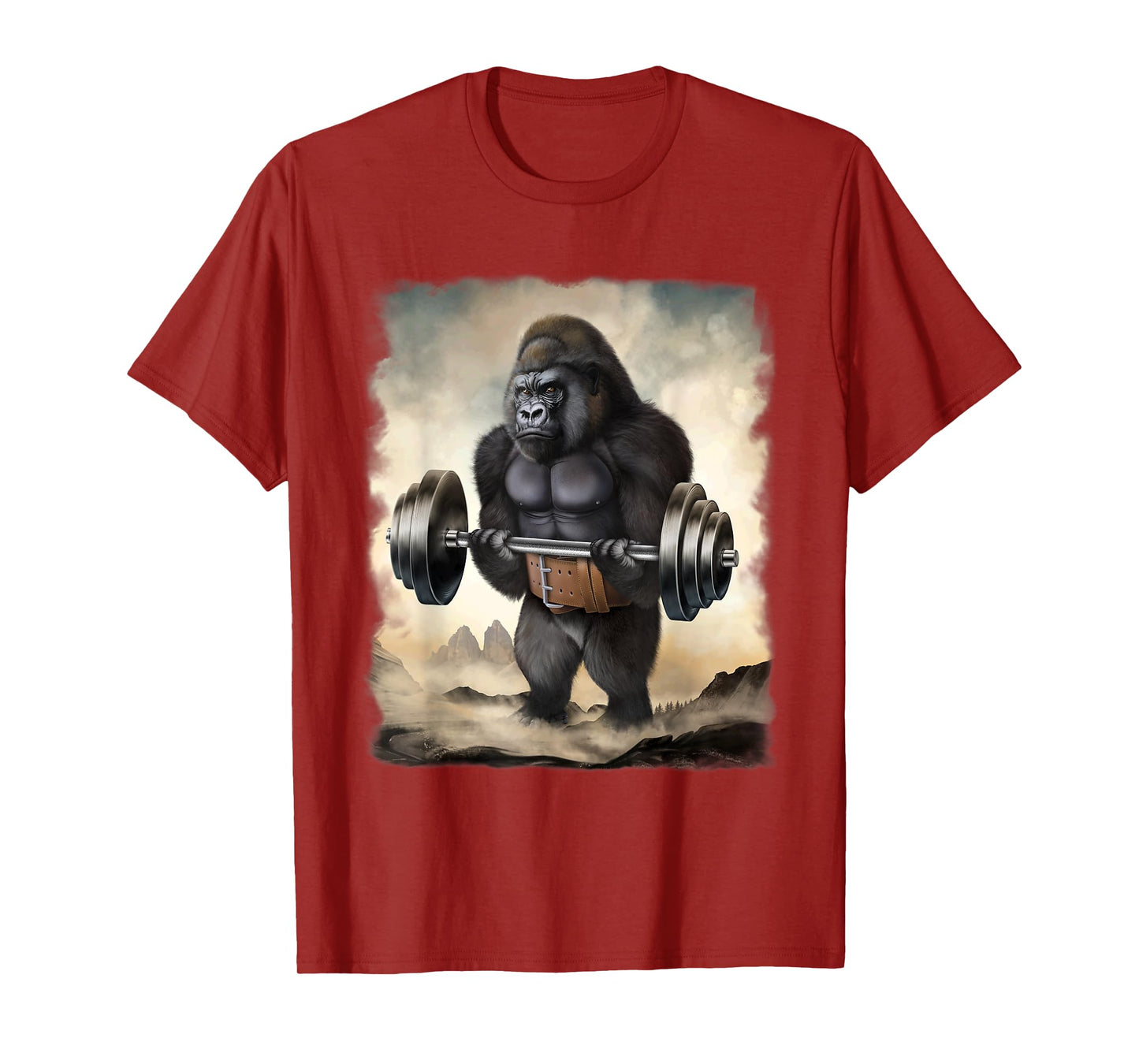 Gorilla Muscle Training Weightlifting T-Shirt