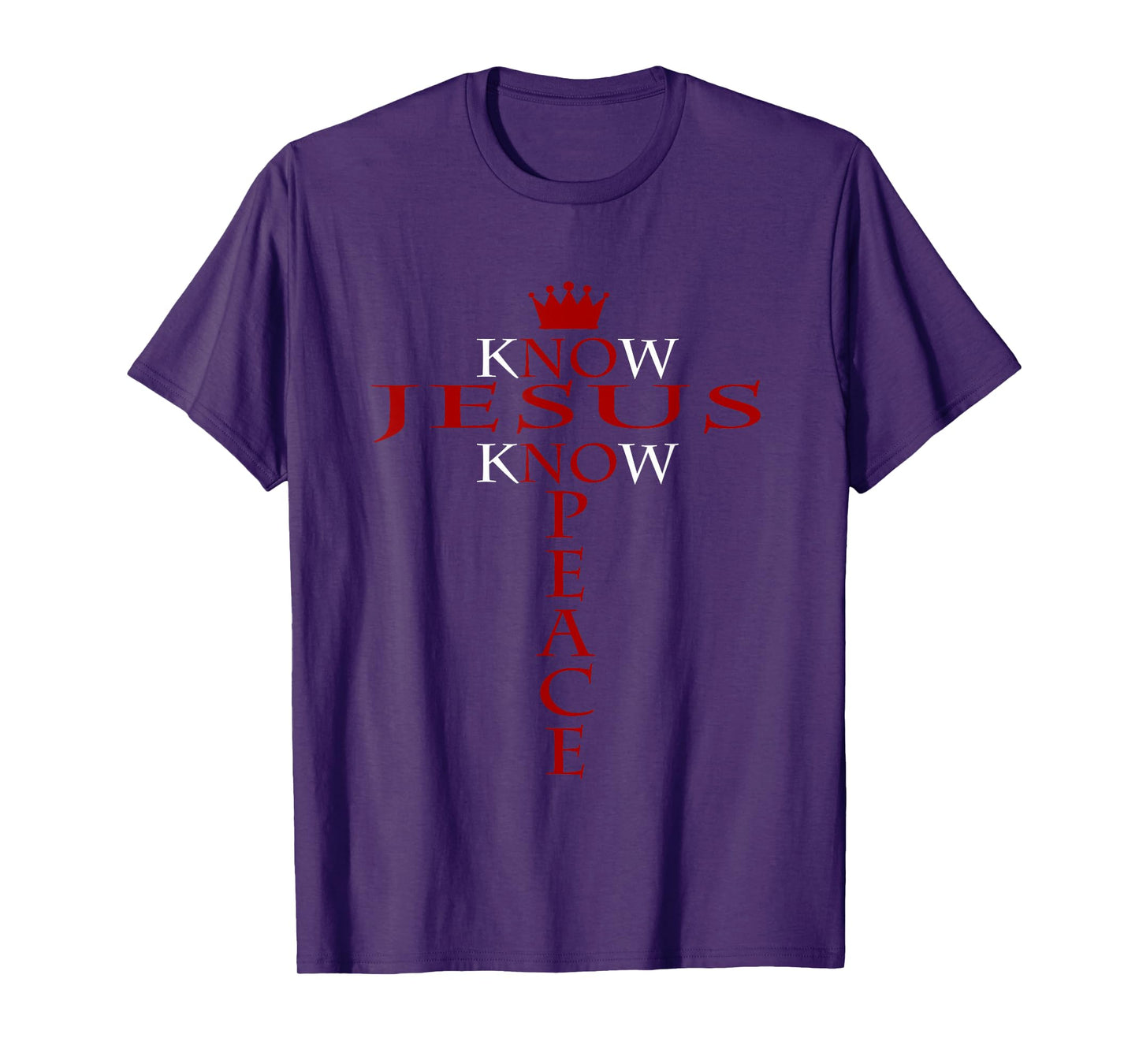 Know Jesus Know Peace Religious Christ Christian T-Shirt T-Shirt