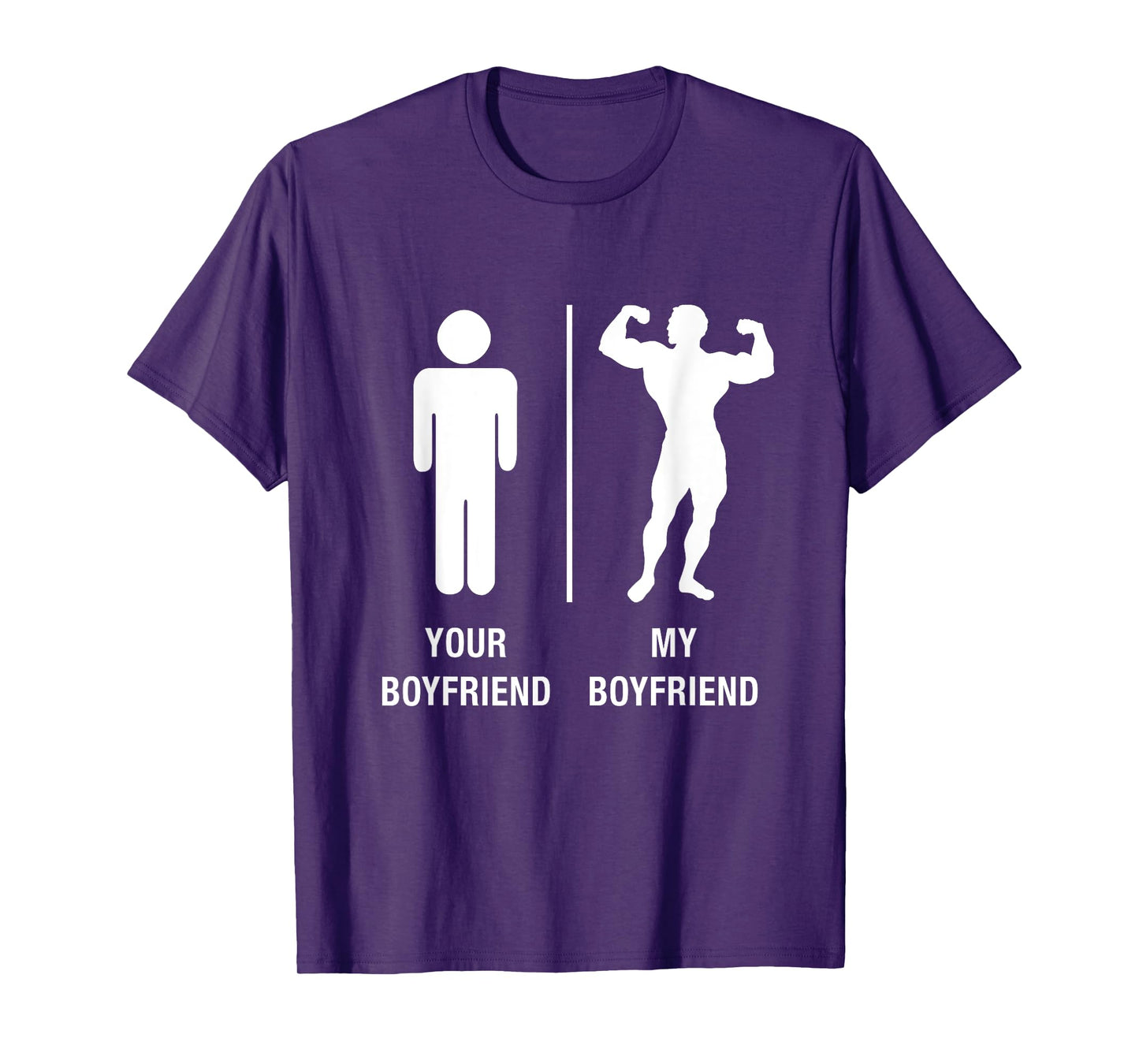Your Boyfriend My Boyfriend Bodybuilder Funny Work Out Shirt T-Shirt