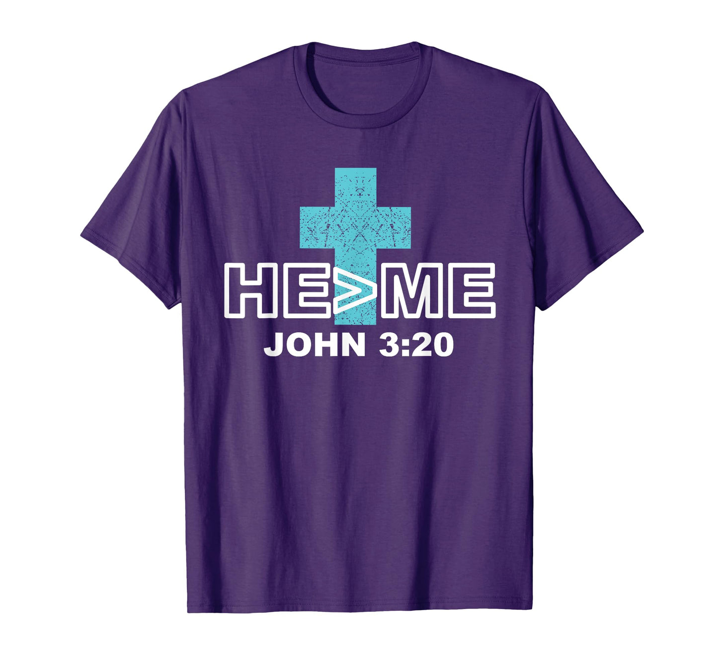 He is greater than me t shirt john 3:20 christian shirt