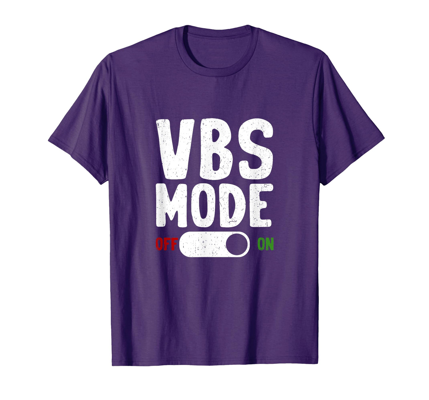 VBS Vacation Bible School Mode On Summer Christian Teacher T-Shirt