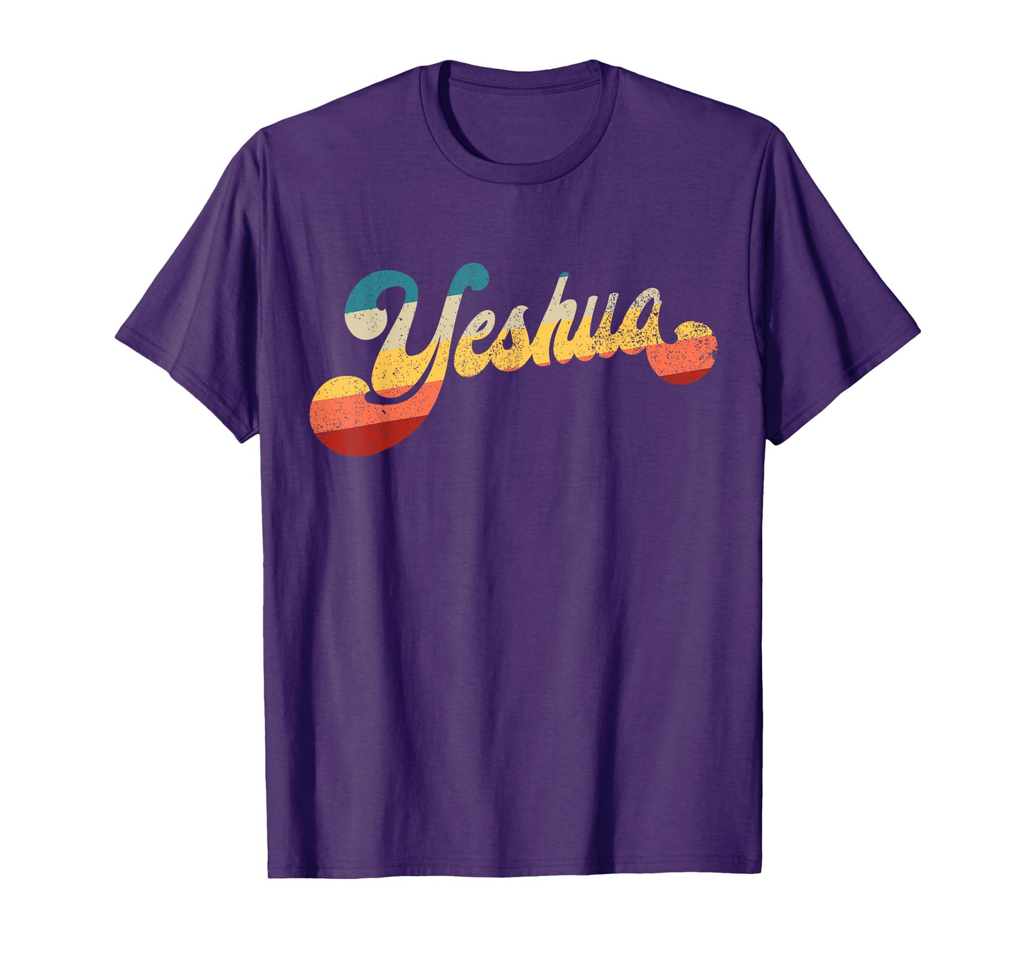 Yeshua Jesus in Hebrew Christian Faith Peace Retro Yeshua T-Shirt
